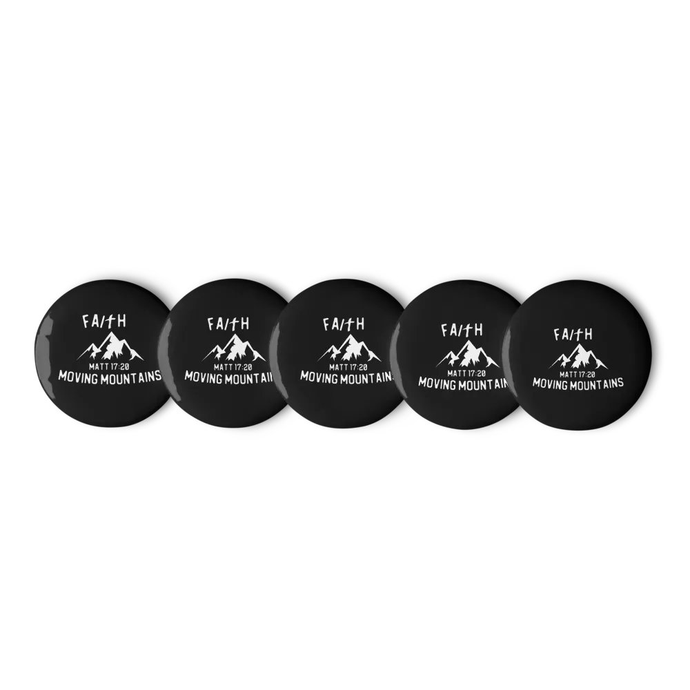 Faith Moving Mountains Pin Sets: Black product image (5)