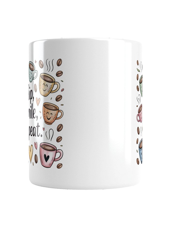 Sip Smile Repeat Coffee Mug – Positive Vibes Only product image (2)