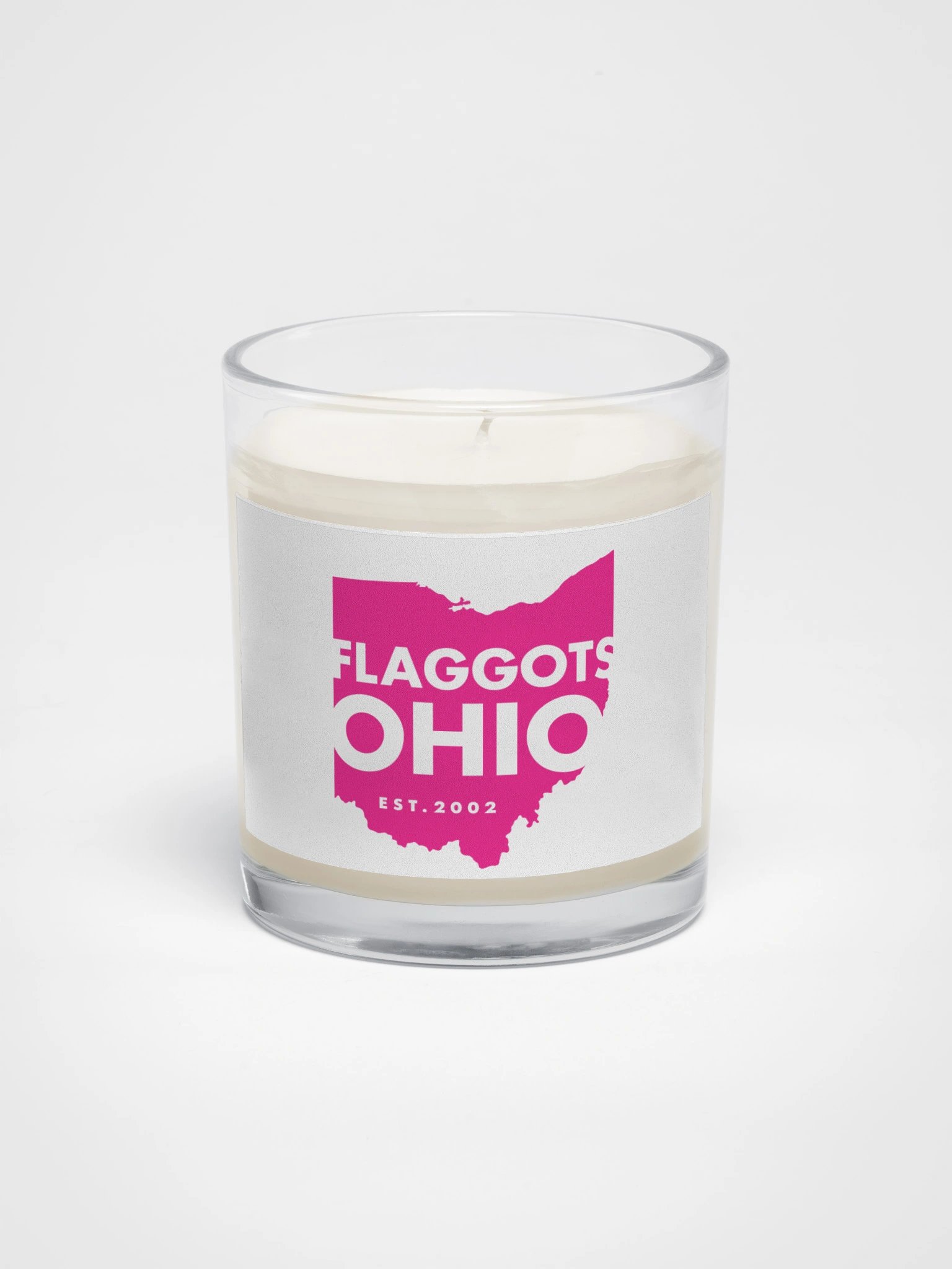 Pink logo candle product image (1)