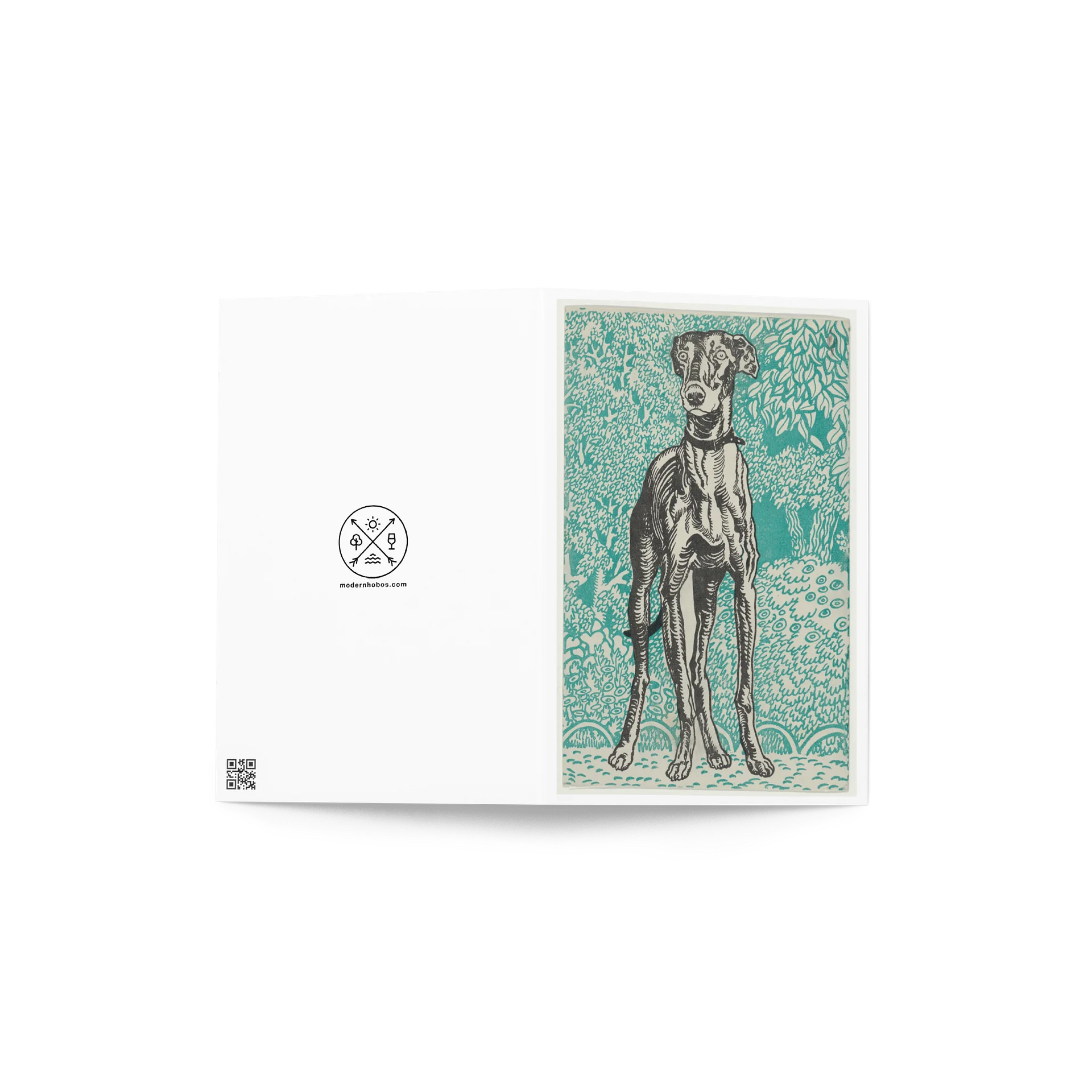 Greyhound I Greeting Card product image (2)