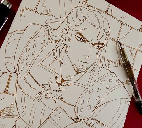 Wanna try and do a few inktober type pieces this month! Traditional art always forces me to be more confident in my pen strok...