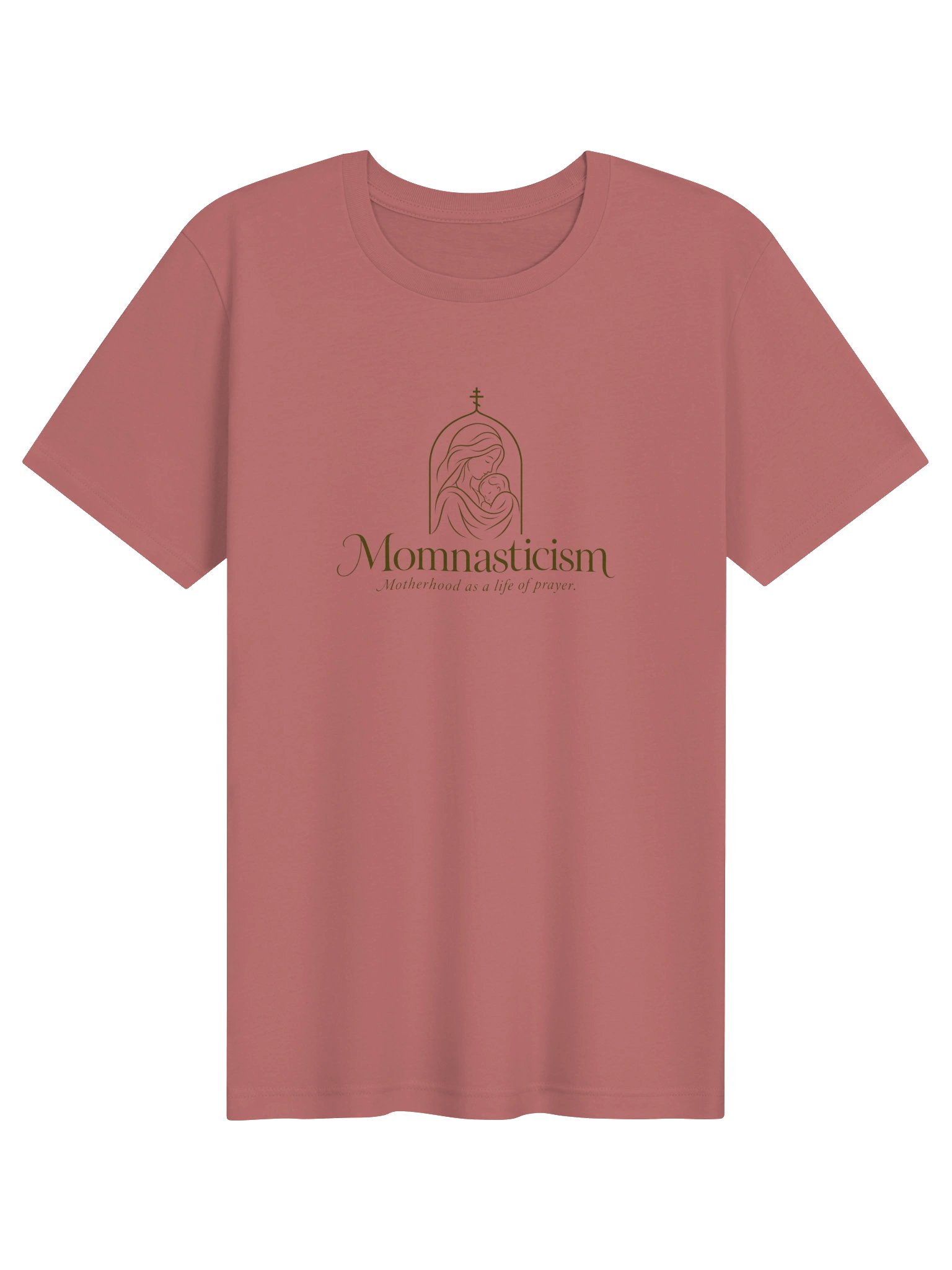 Motherhood as a Life of Prayer | Momnasticism Logo Tee product image (5)