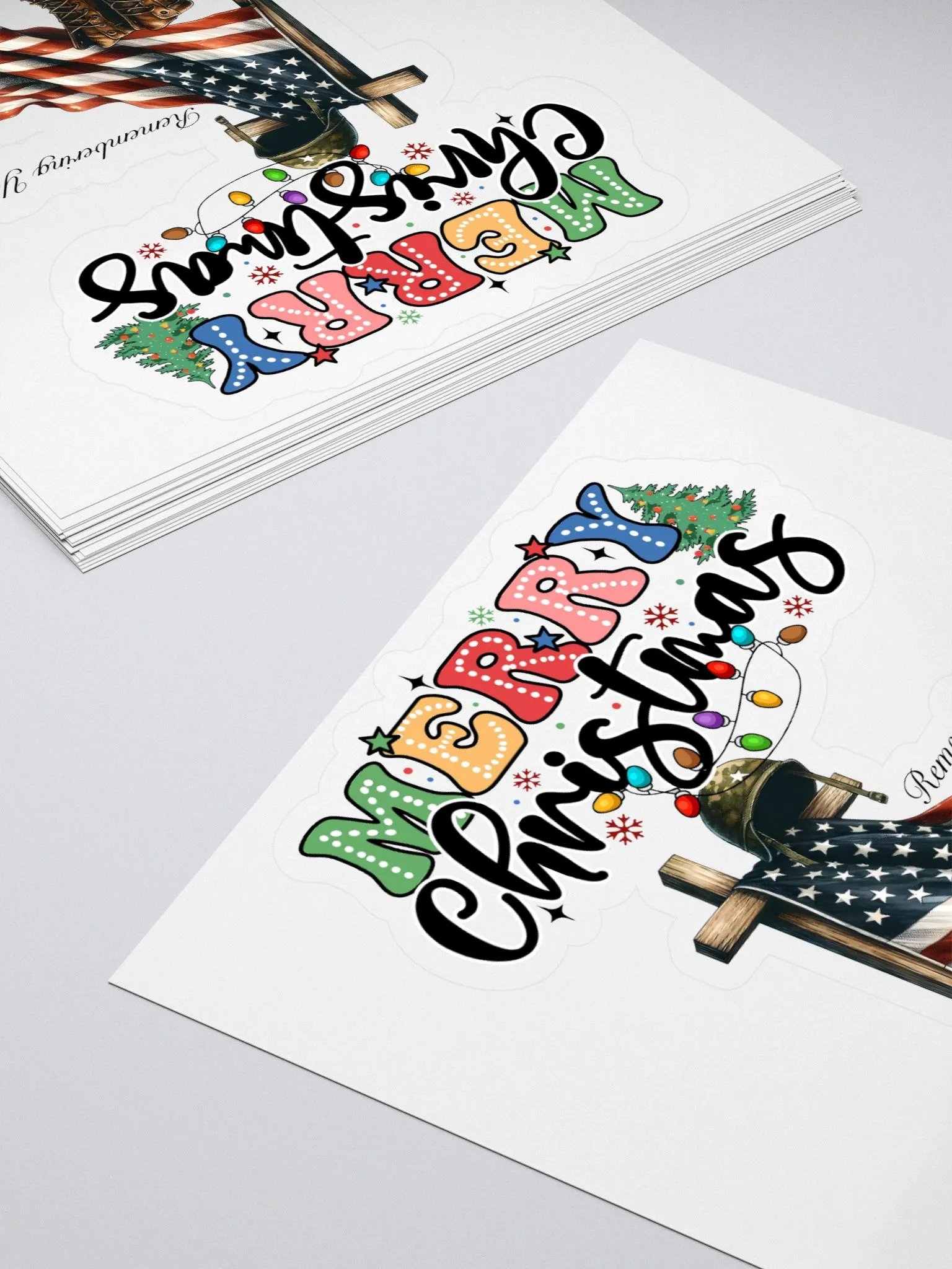 Remembering You Military Sticker product image (4)