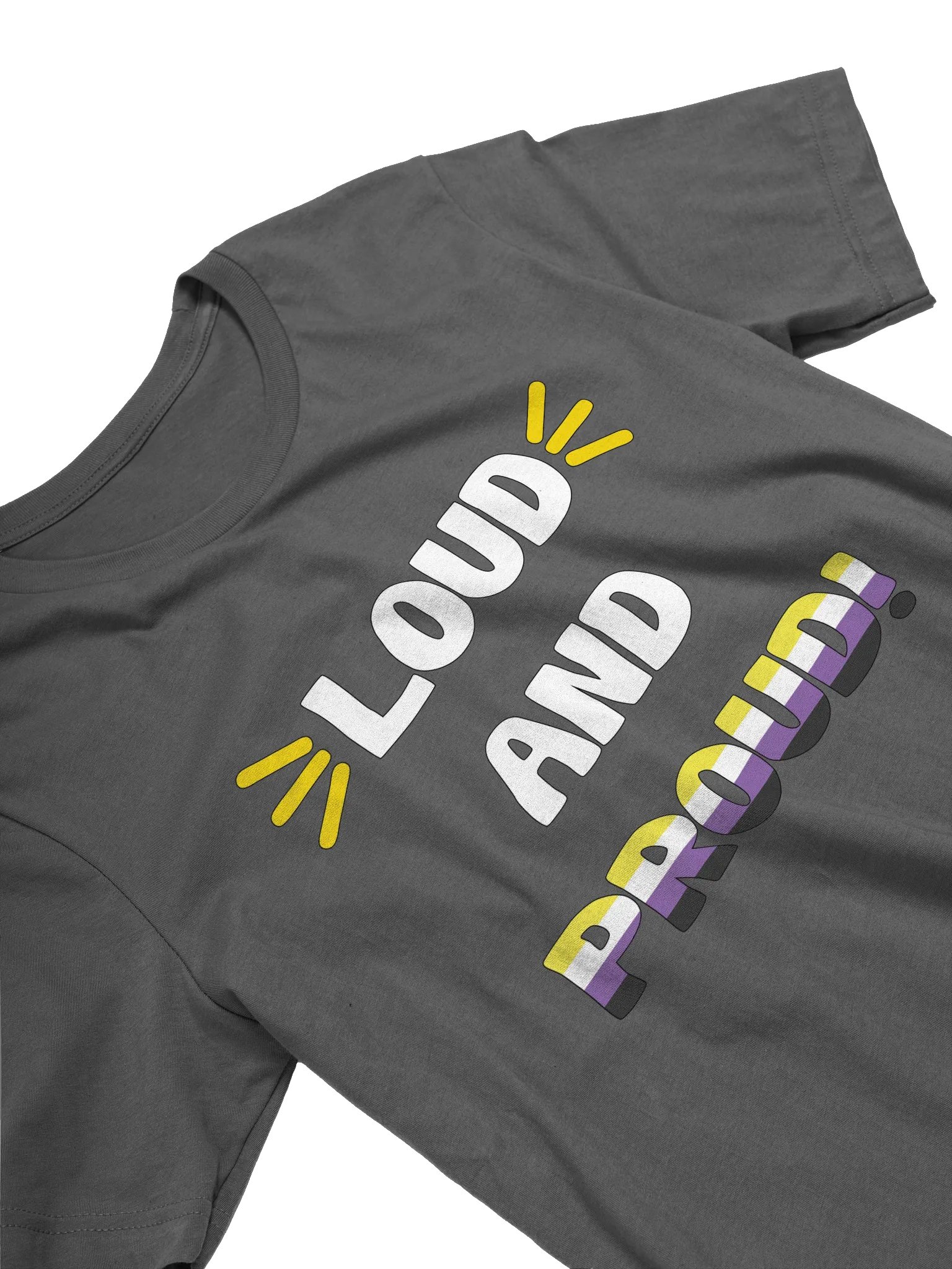 Loud and Proud Nonbinary T-Shirt product image (27)