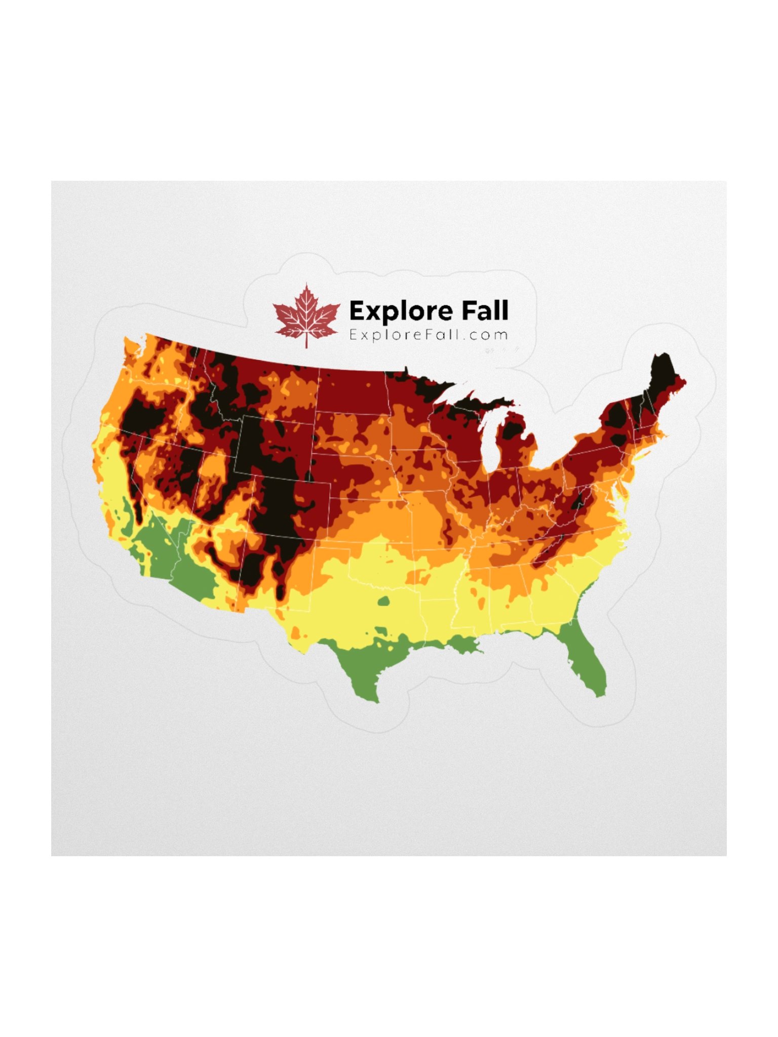 USA Peak Fall Color Sticker product image (1)