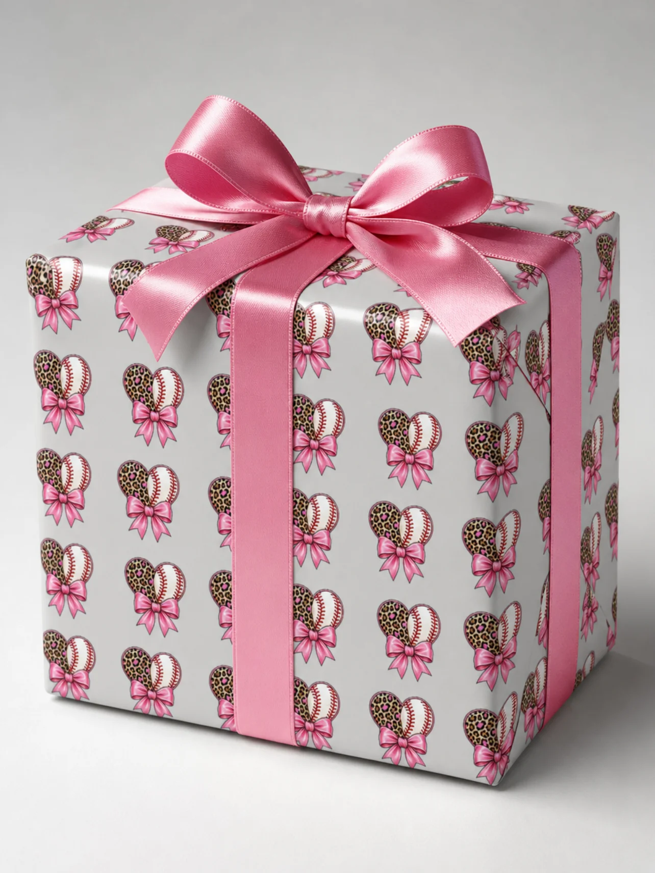 Bow Wrapping Paper | Year-Round Gift Wrap by Ballfield Mom product image (1)