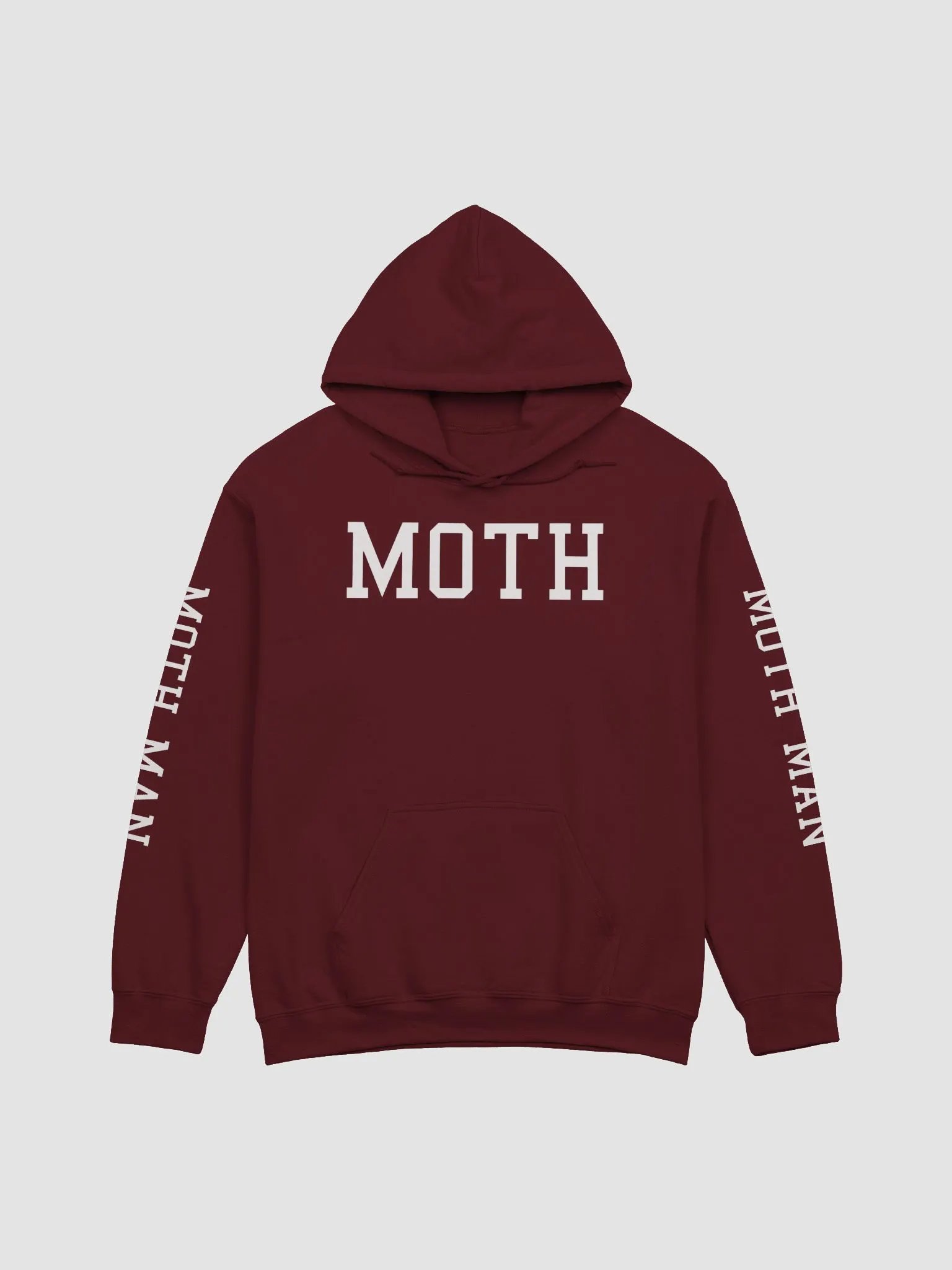 (2 sided) Moth Man classic sleeve print hoodie product image (2)