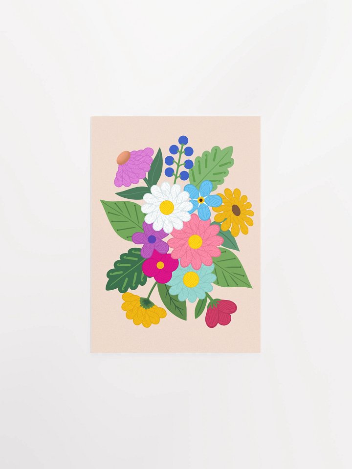 Floral Yarn Poster product image (1)