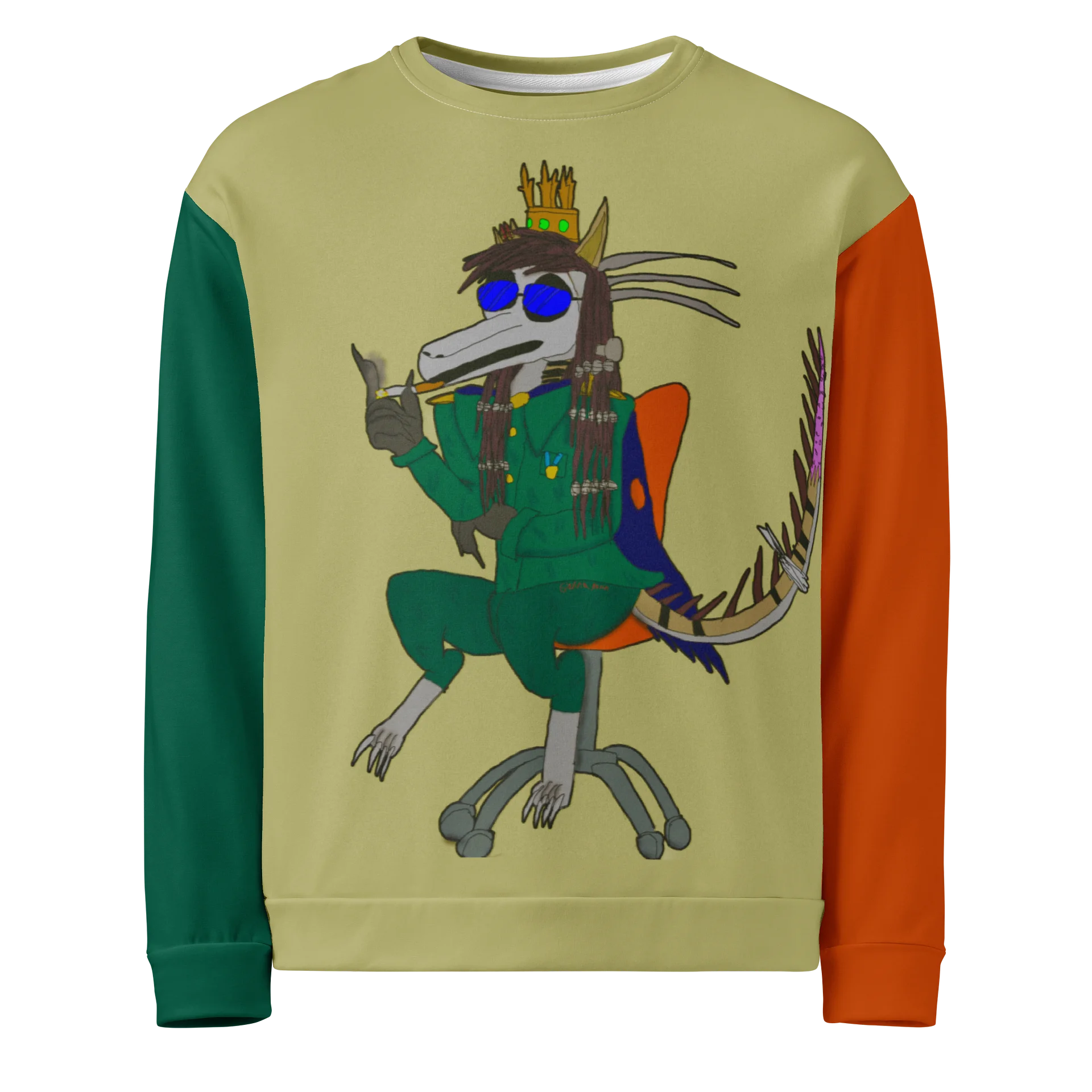 King Claw's Break All-Over Print Sweatshirt product image (1)
