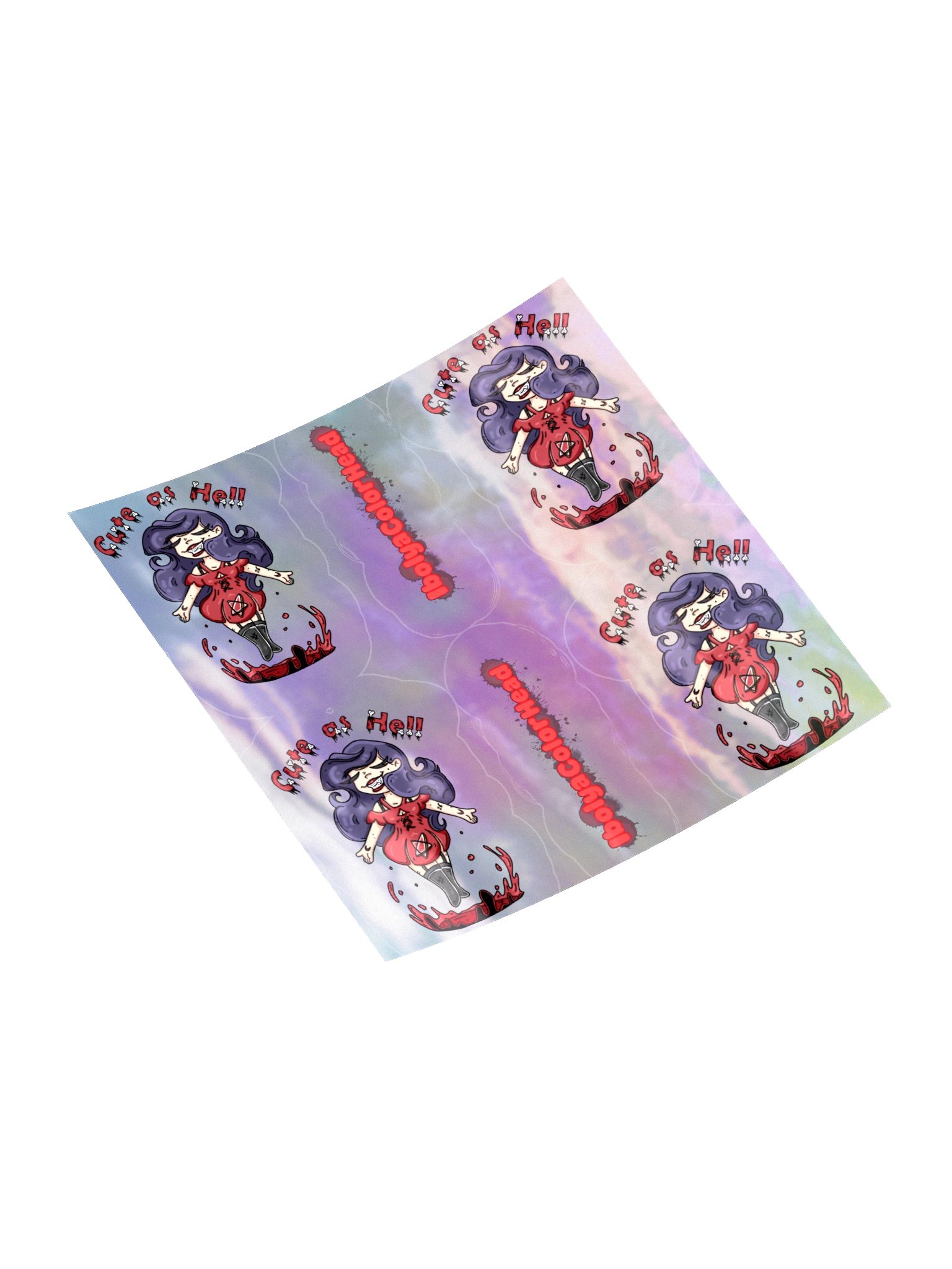 Cute As Hell Holographic Stickers product image (4)
