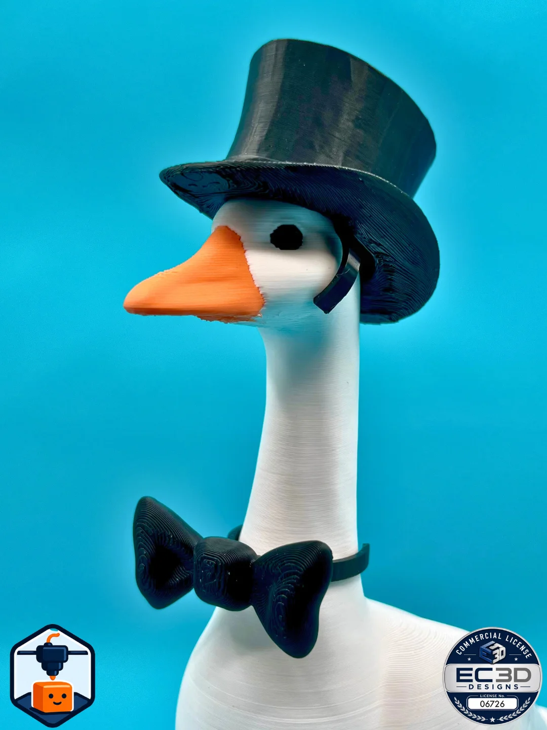 Top Hat and Tie- Desk Goose product image (2)