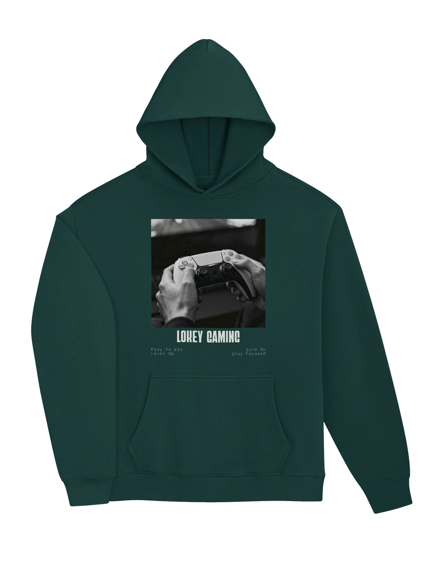 Gamer's Grayscale Comfort Hoodie product image (3)
