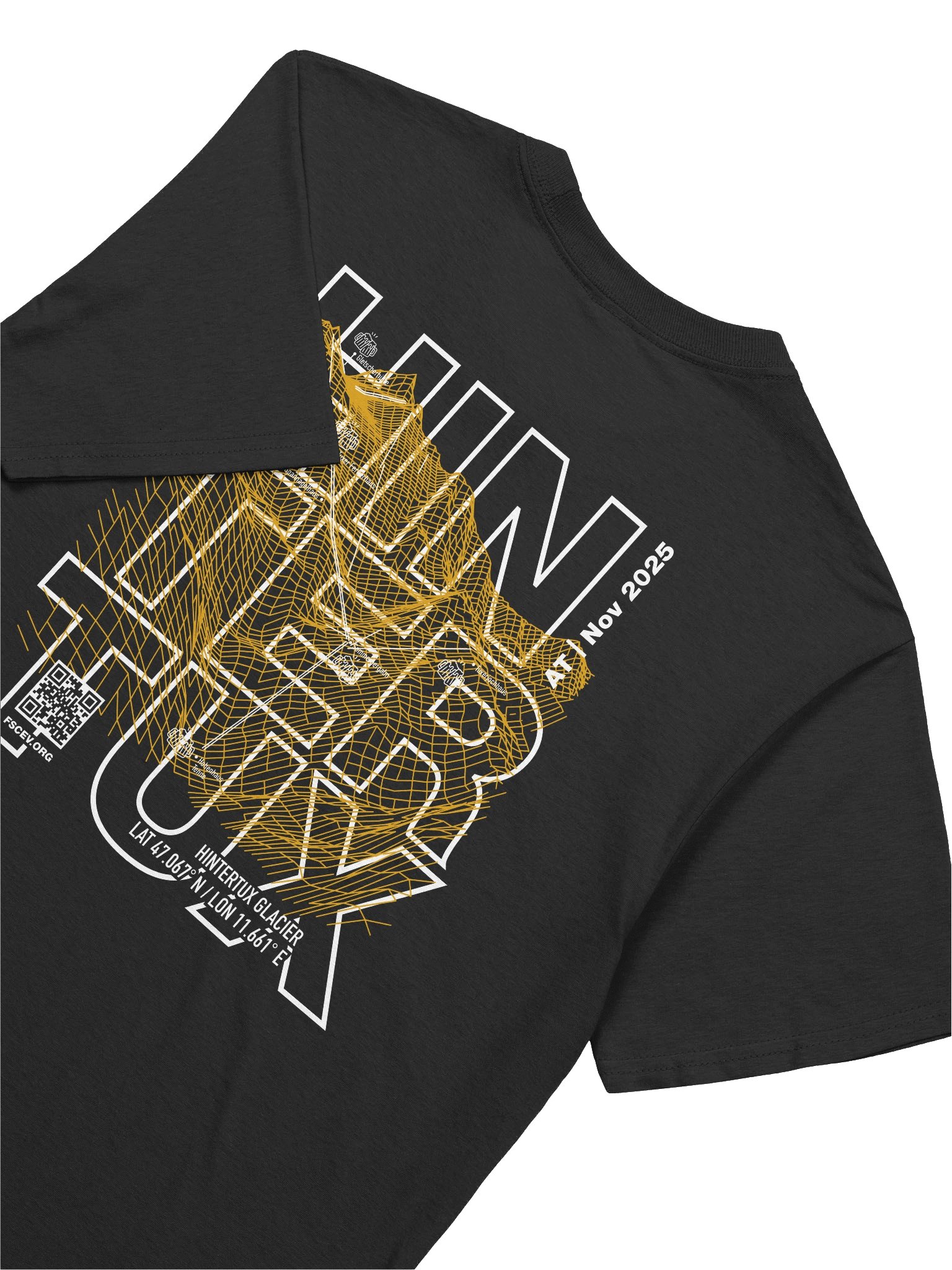 Hintertux Glacier Coordinates Resort (front and back print) product image (4)