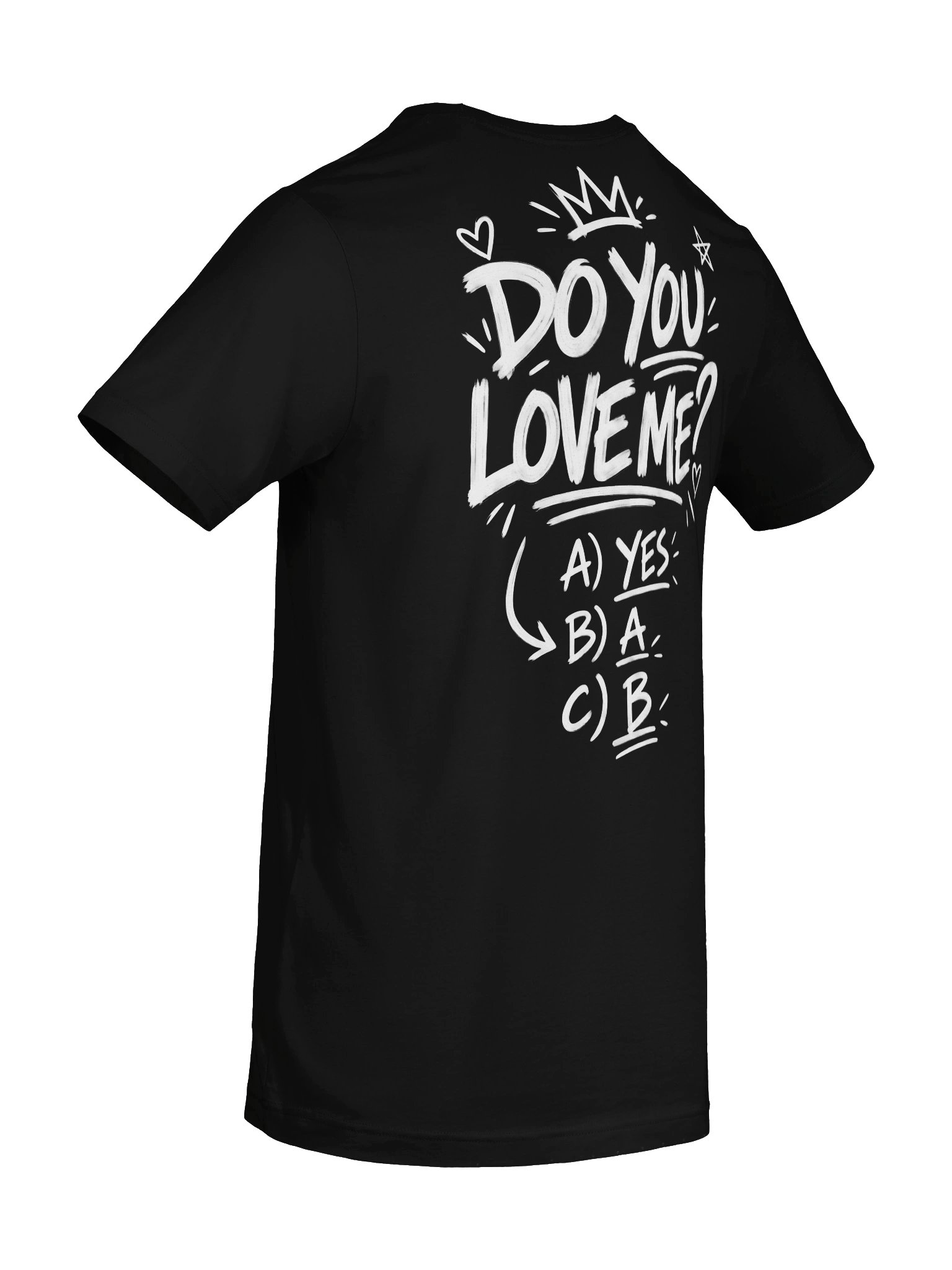 Do You Love Me? Funny Doodle Tee product image (6)