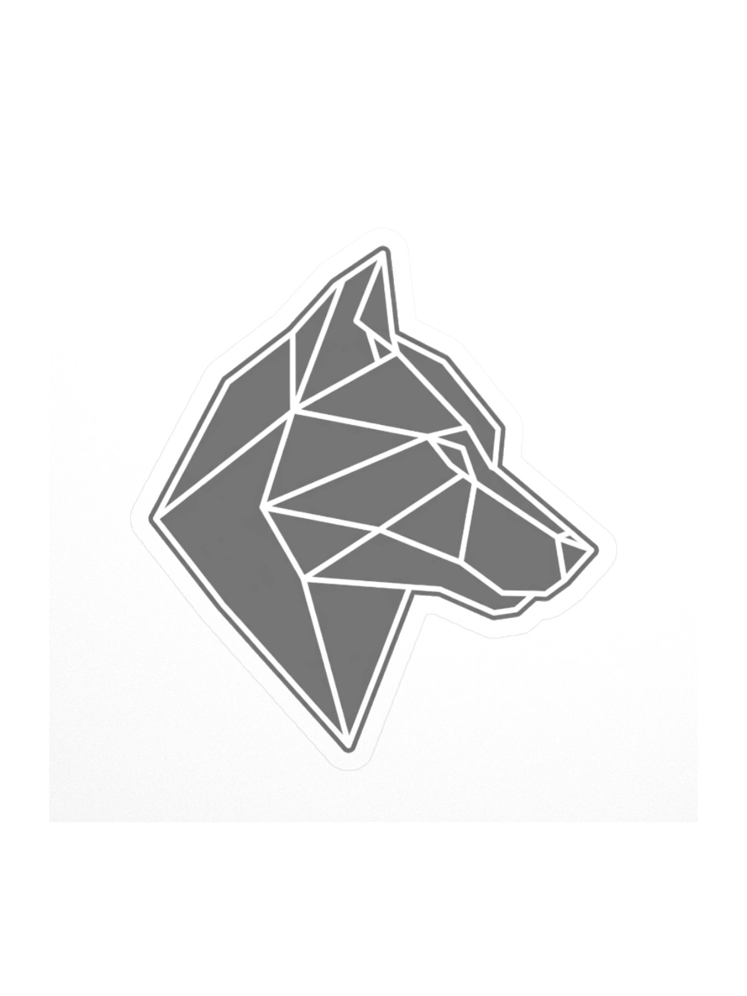 Minimal Wolf Sticker product image (1)