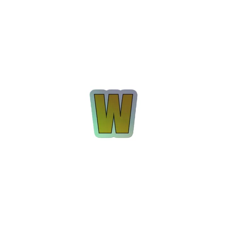 W sticker product image (2)