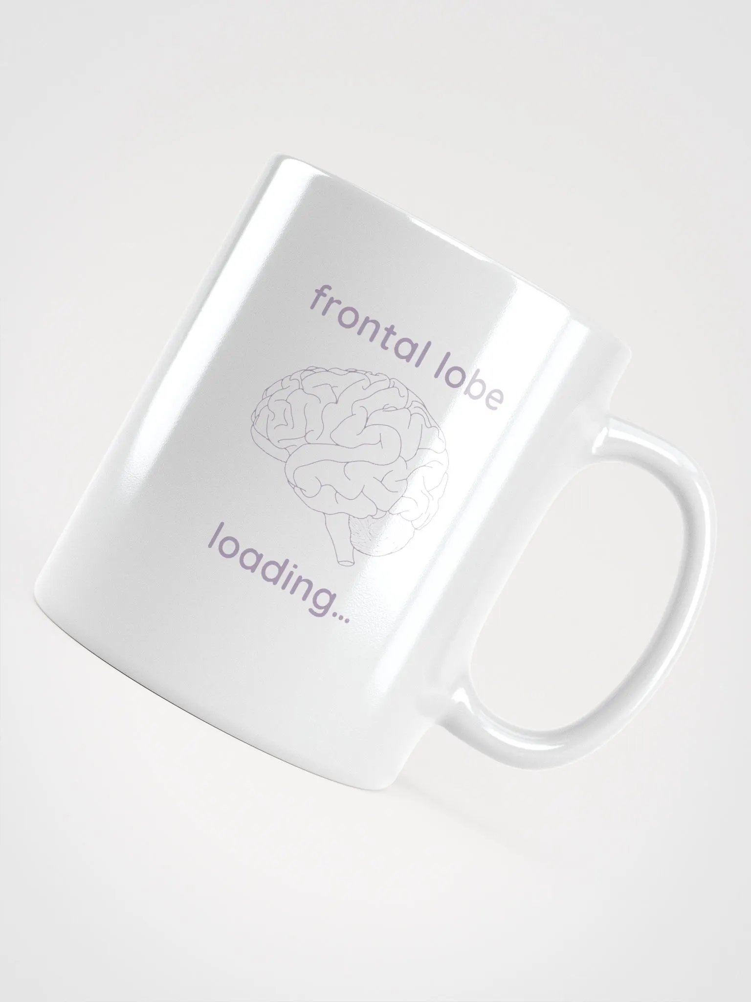 frontal lobe loading... mug (lilac) product image (10)