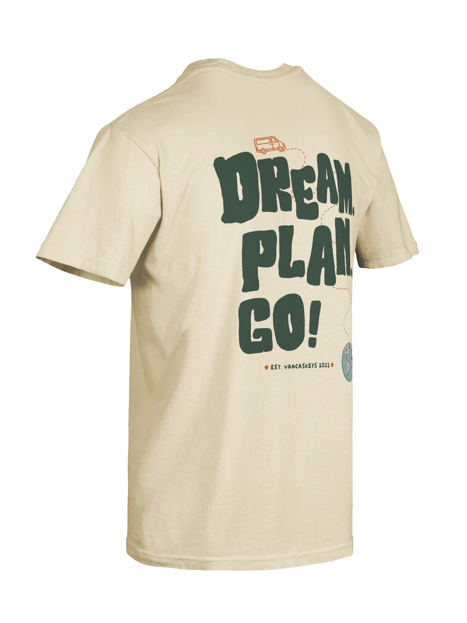 VANLIFE-ISH Comfort Cotton Tee (Color Summer) product image (8)