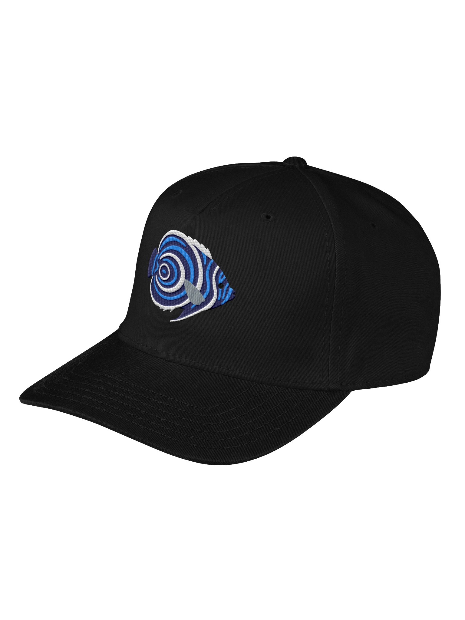Juvenile Emperor Angelfish Mid-Profile Baseball Cap (Embroidered) for Reef and Marine Aquarium Lovers product image (5)