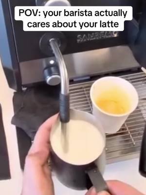 Rate this pour 1–10 👀 #latteart #baristalife #coffeetok #pov #barista