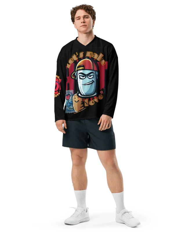 LIMITED EDITION - CNX Core All-over print Unisex Long Sleeve Tee — Let's Make Love 001 product image (6)