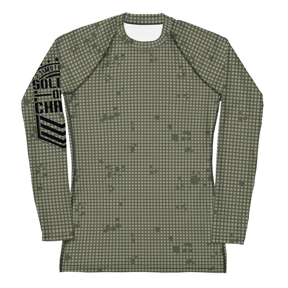 Faithful Camo: Women's Rash Guard - Desert Night Camo product image (1)