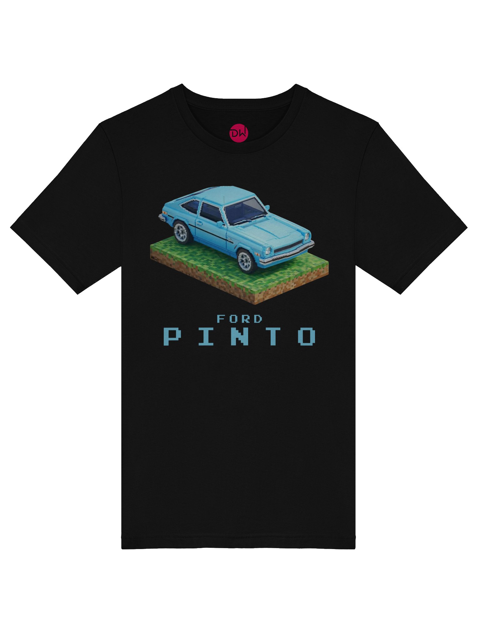 Baby Blue Ford Pinto Shirt (Pixel, Retro, Minecraft) product image (5)