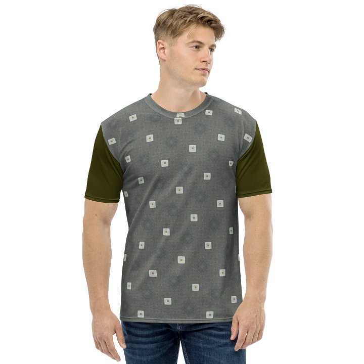Signal Grid - Verdant Deep Green Edition Men's Tee product image (1)