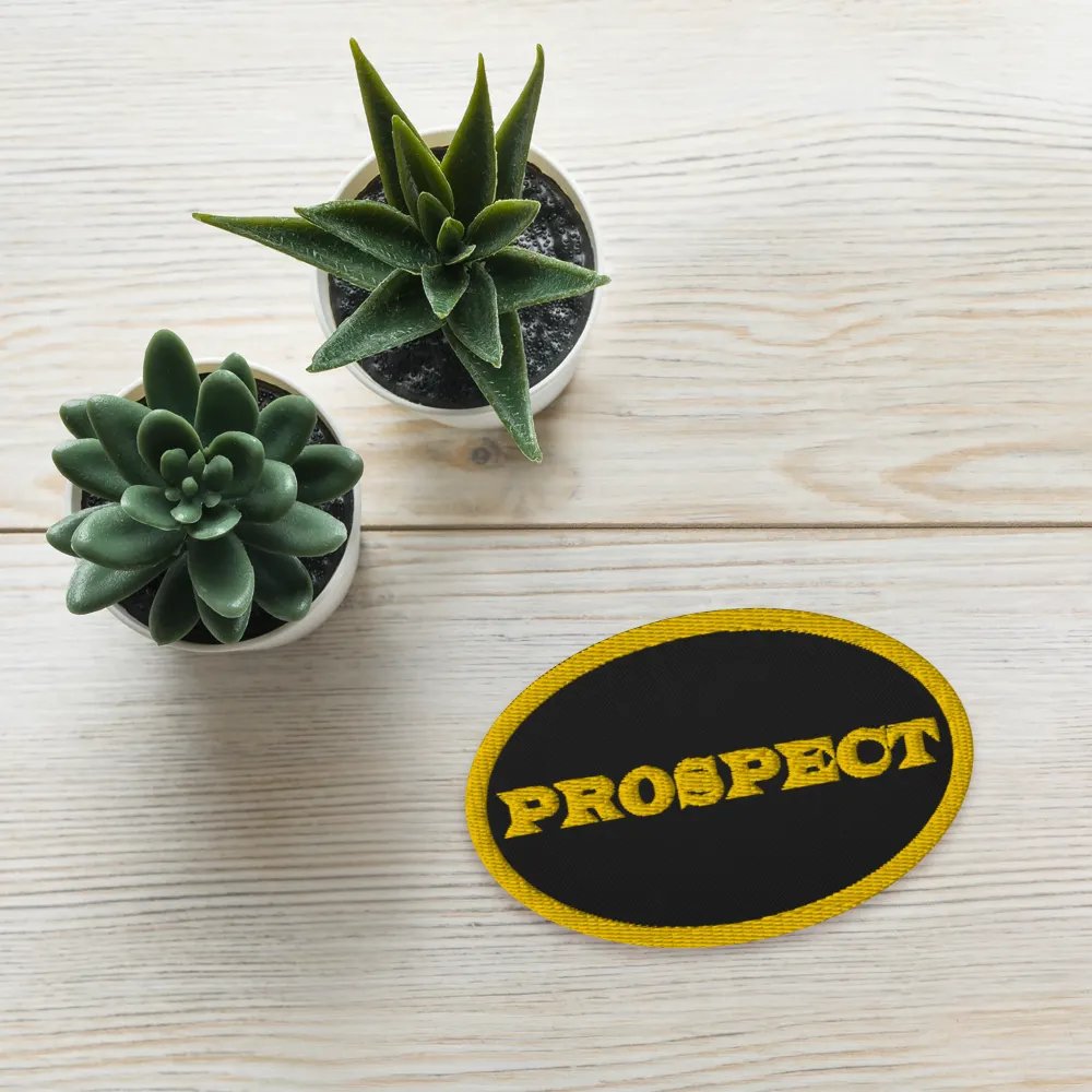 "Motorcycle Club" Embroidered Patch (Prospect) product image (3)