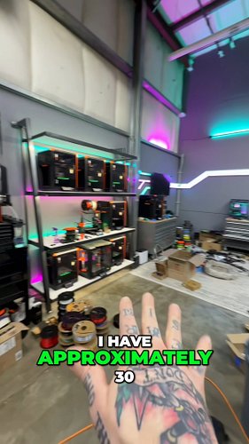 The irony of having this many 3D printers and... #maker #3dprinting #3dprinter #printer