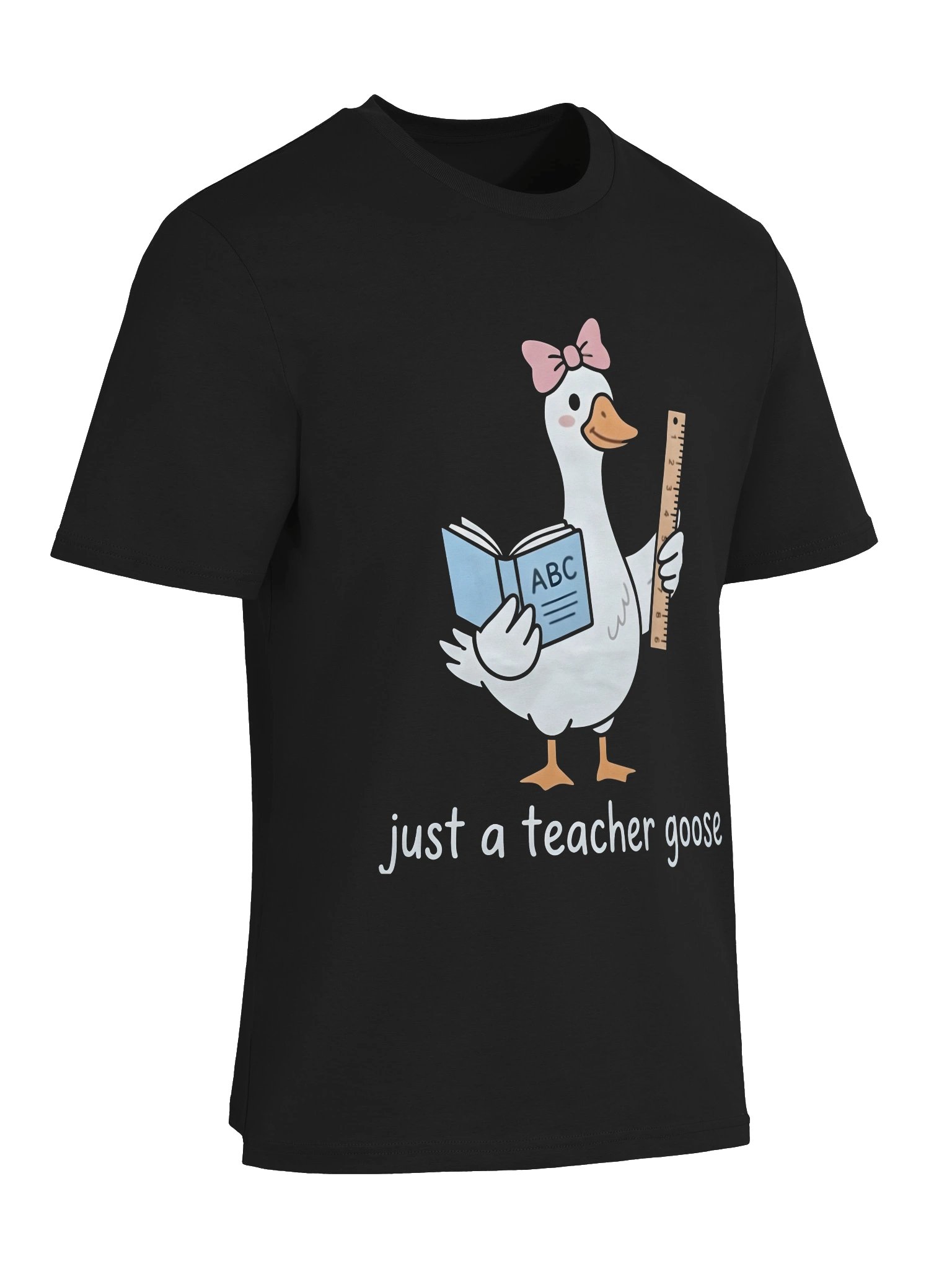 Just a Teacher Goose T-Shirt | Funny Teacher Gift | Cute Goose Graphic Tee | Back to School Shirt product image (28)