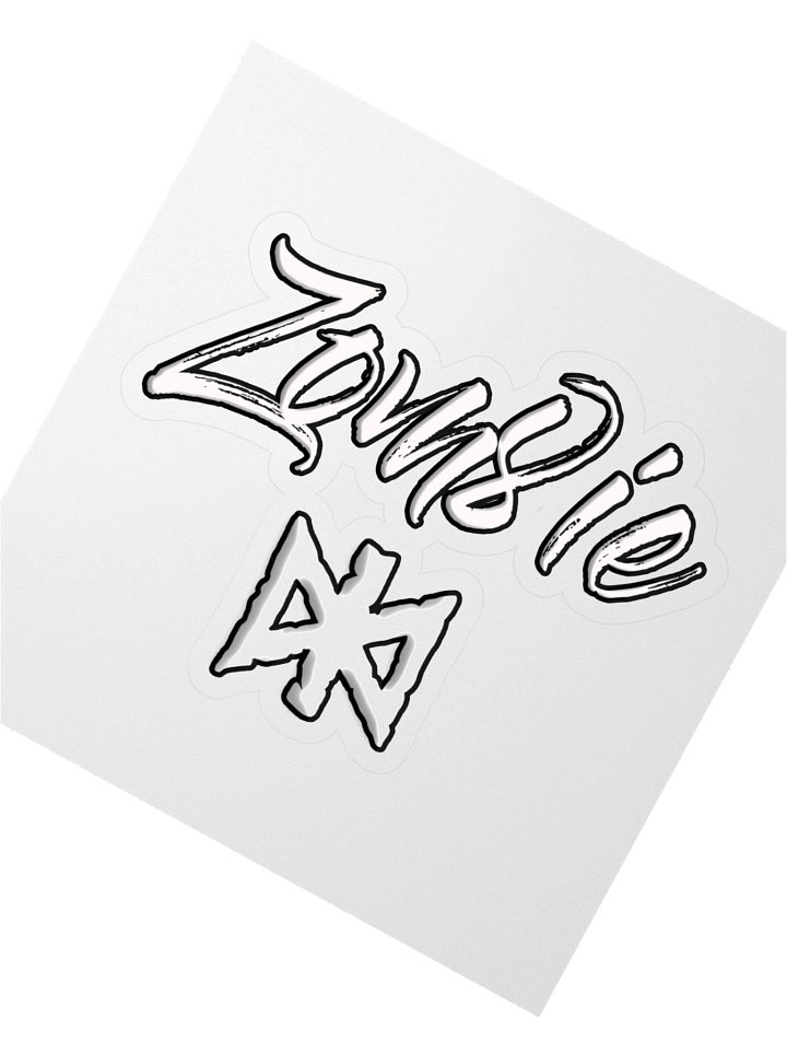 Zombie Geometric Kiss Cut Stickers product image (2)