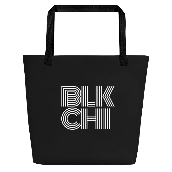 Large Blockline Tote - Black product image (1)