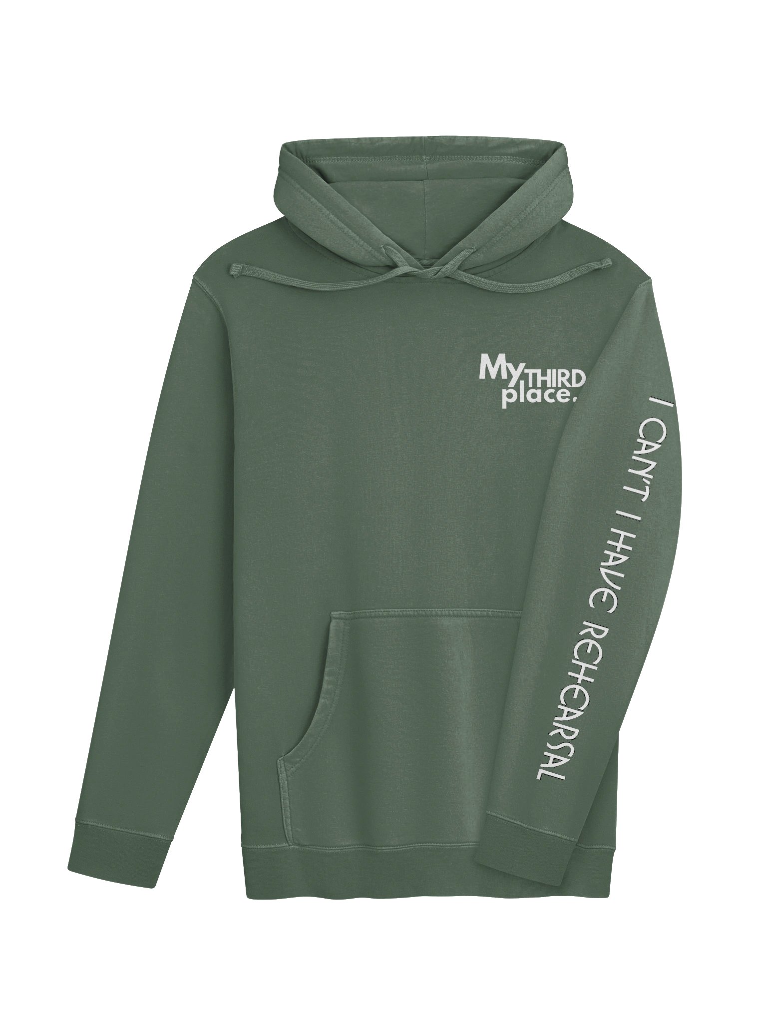 "My Third Place" 25th Anniversary Dark Hoodie - White Text product image (8)