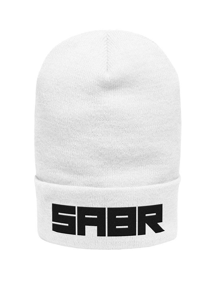 SABR Black Logo Unisex 12" Beanie product image (1)