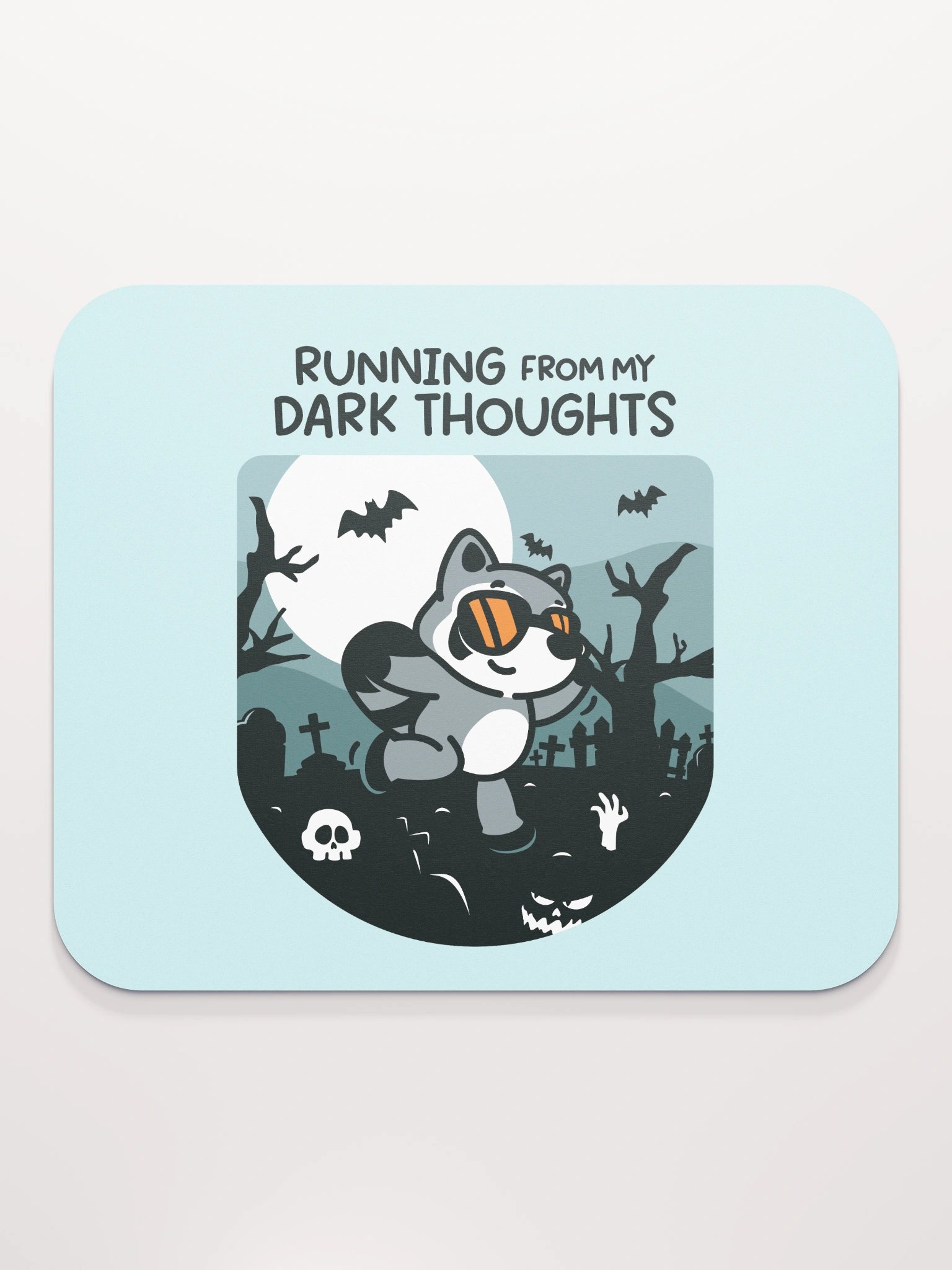 Running From My Dark Thoughts Mouse Pad product image (2)