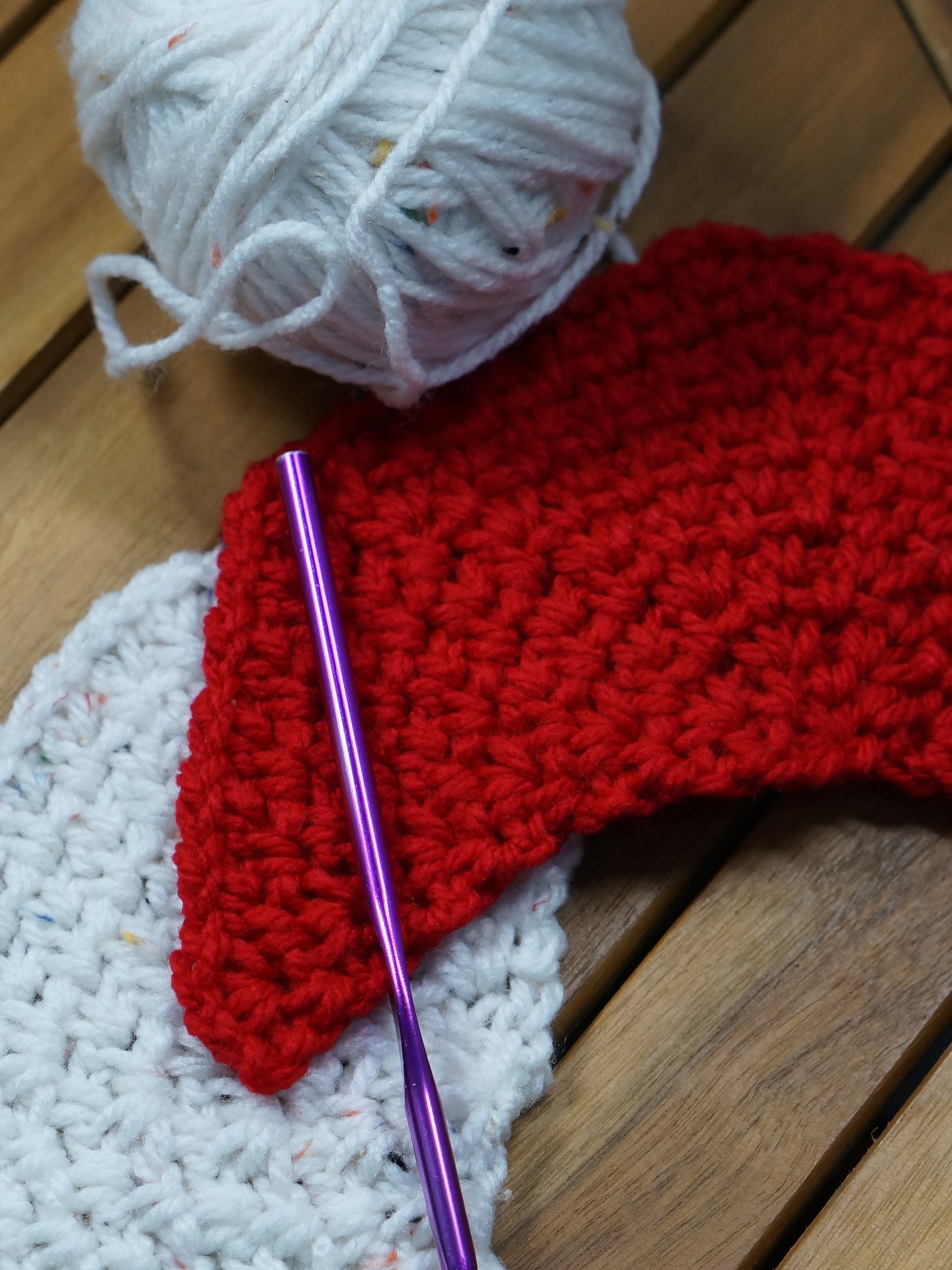 Moss stitch semi circle pdf crochet pattern product image (1)