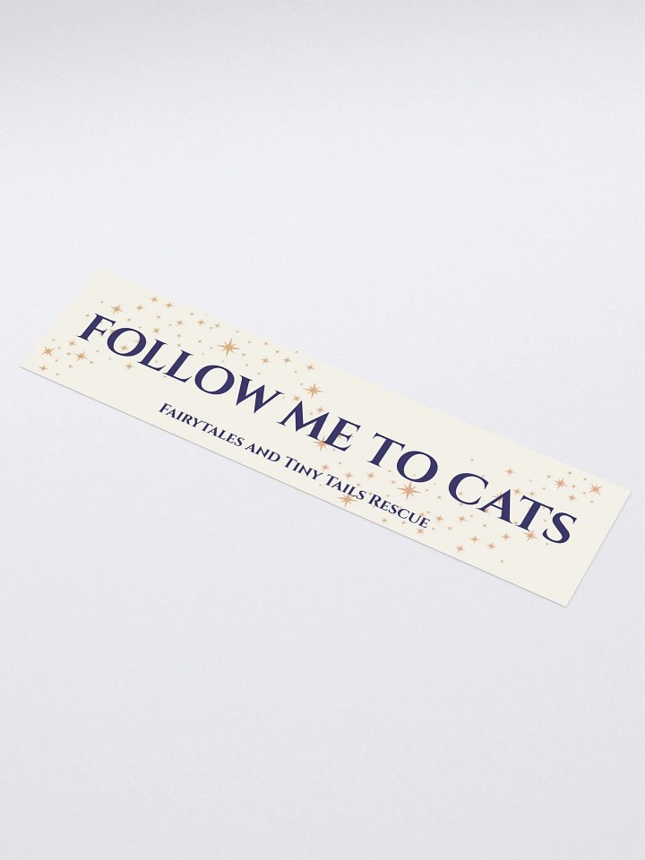 Follow Me to Cats Car Decal product image (1)