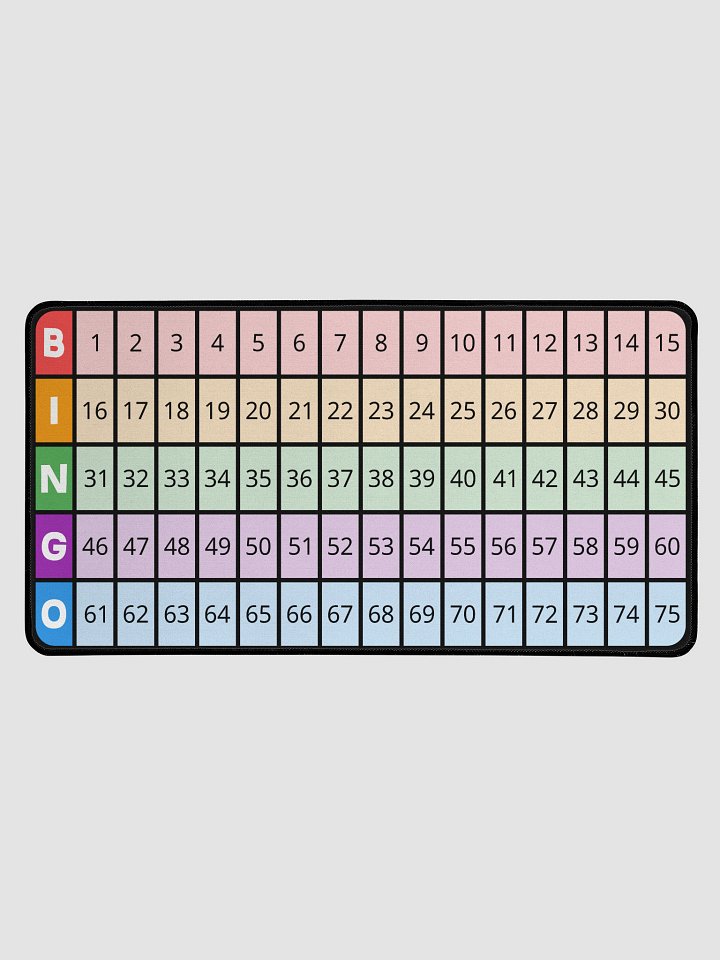 Bingo Board Desk Mat product image (1)