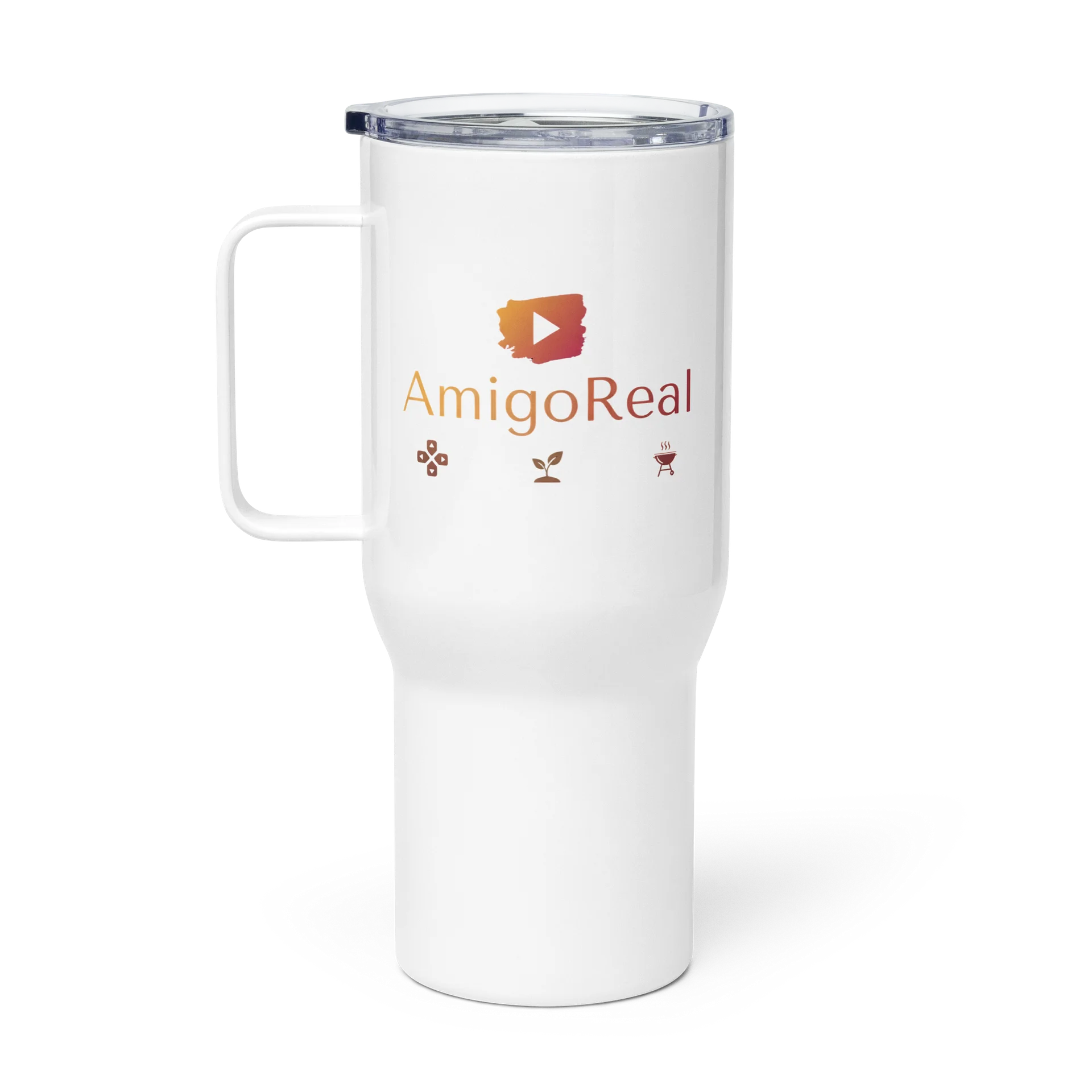AmigoReal Edelstahl Travel Mug mit Griff product image (1)