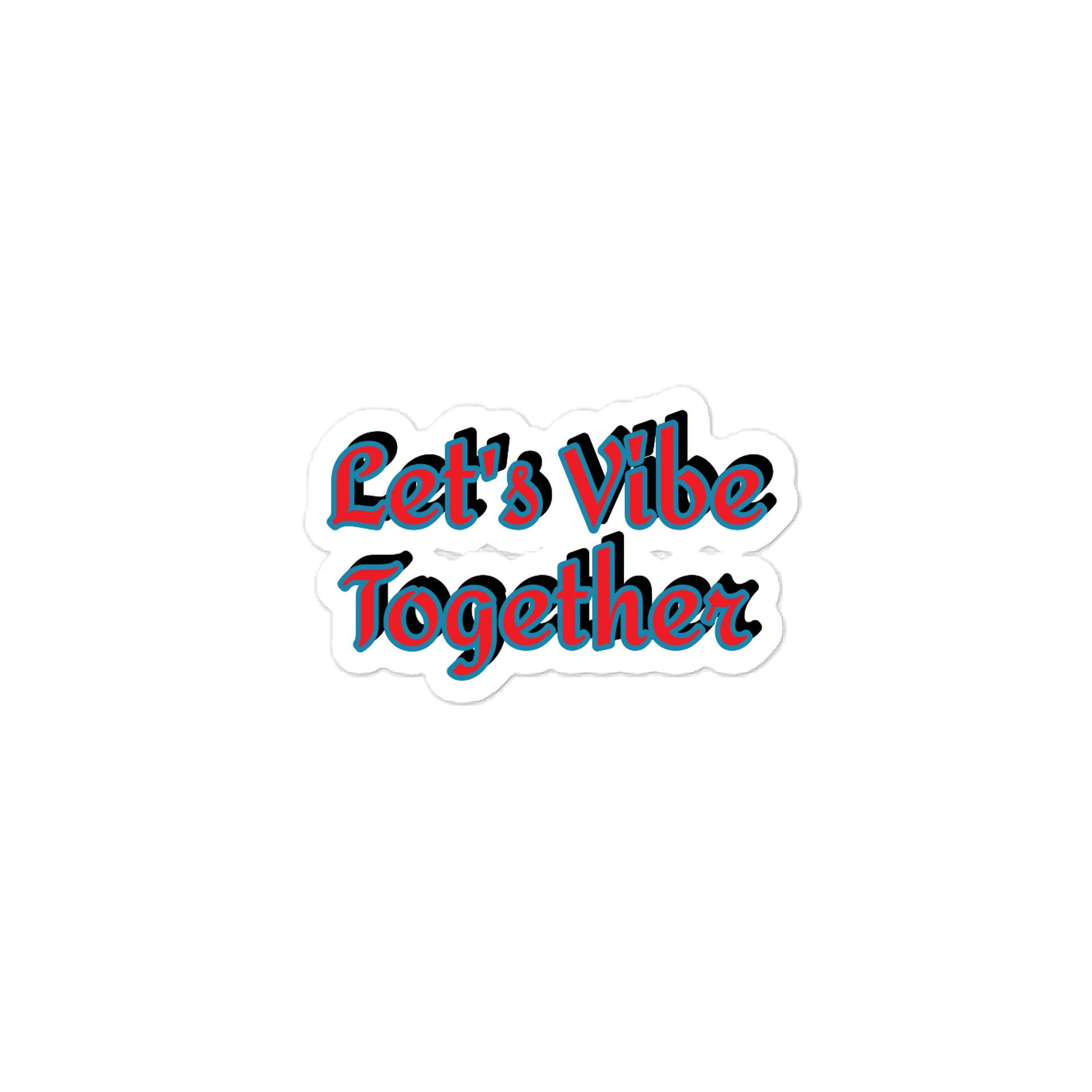 Let's Vibe Together Sticker product image (1)