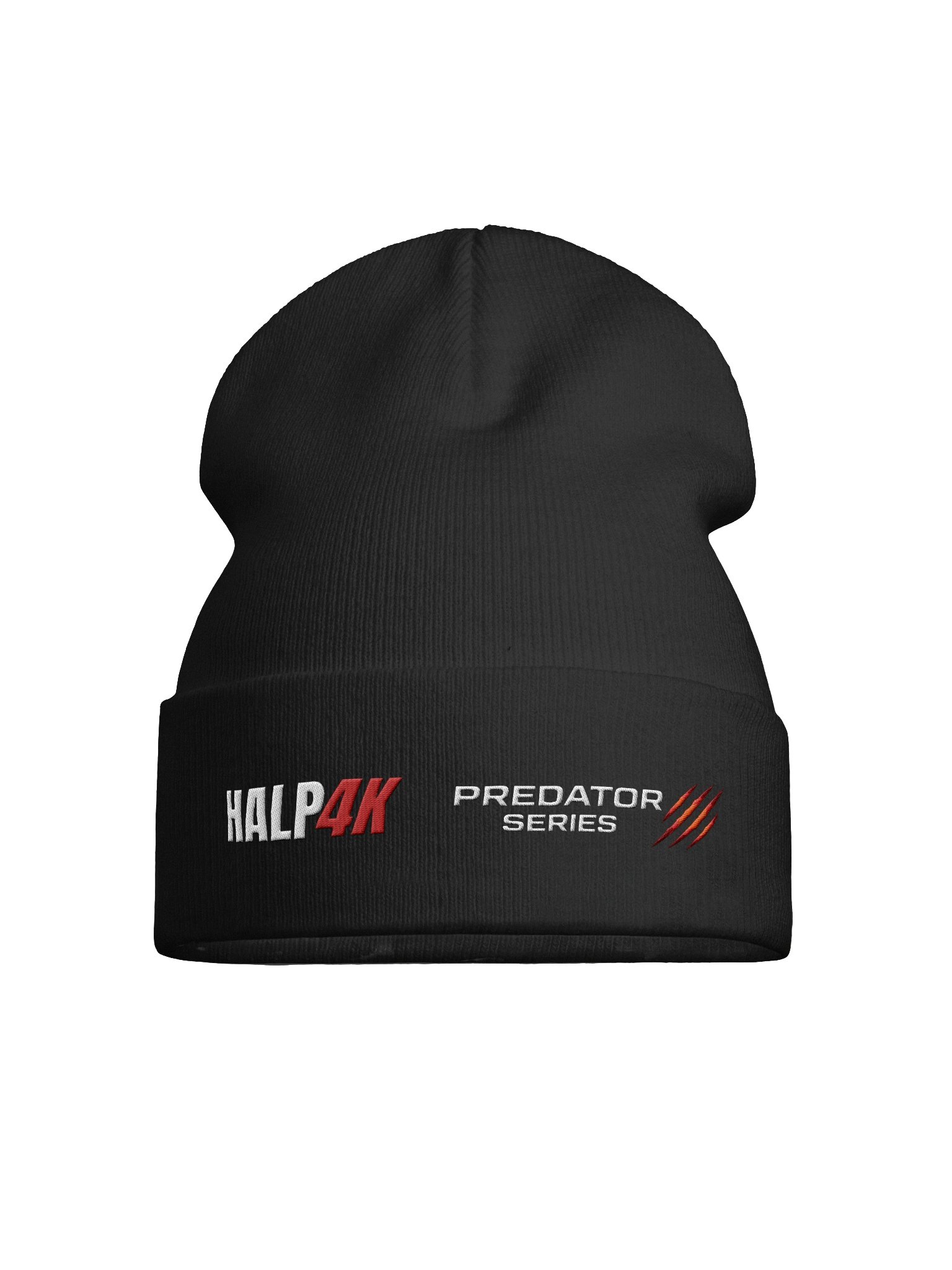 Gorro HALP4K Predator Series Bordado – Negro product image (1)