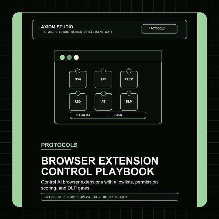 Enterprise AI Browser Extension Control Playbook product image (1)