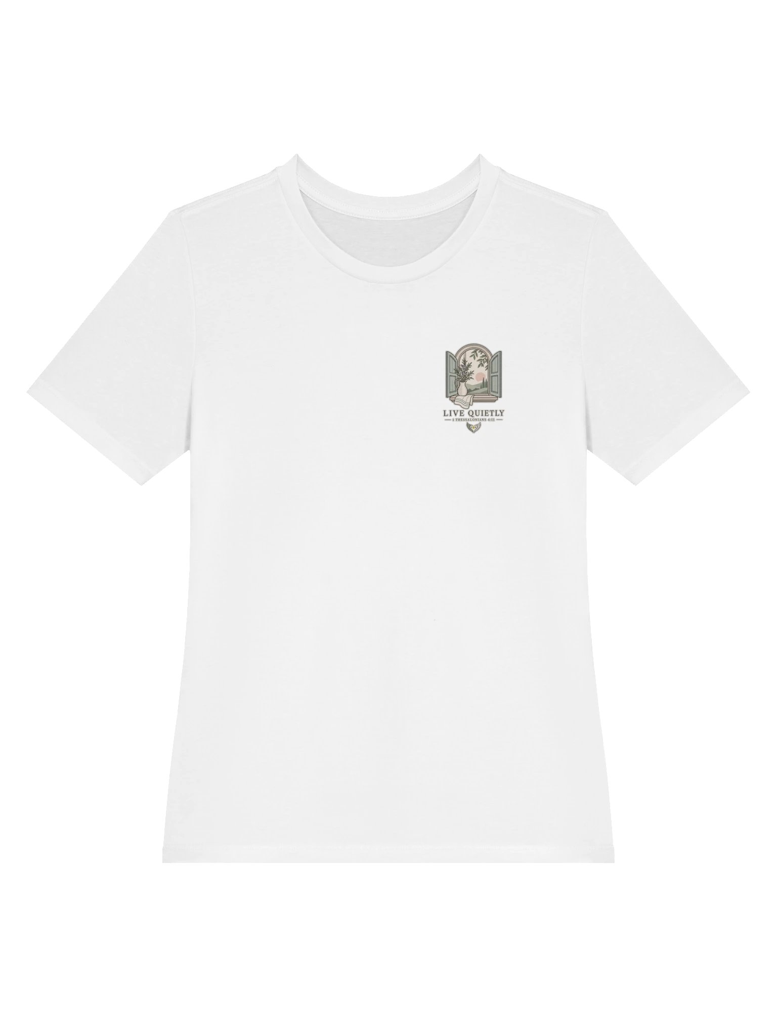 Live Quietly | 1 Thessalonians 4:11 Relaxed Tee product image (11)