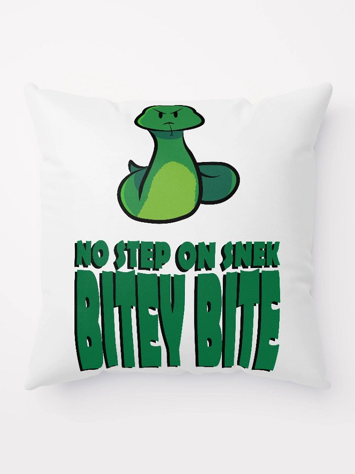 No Step on Snek Throw Pillow product image (1)