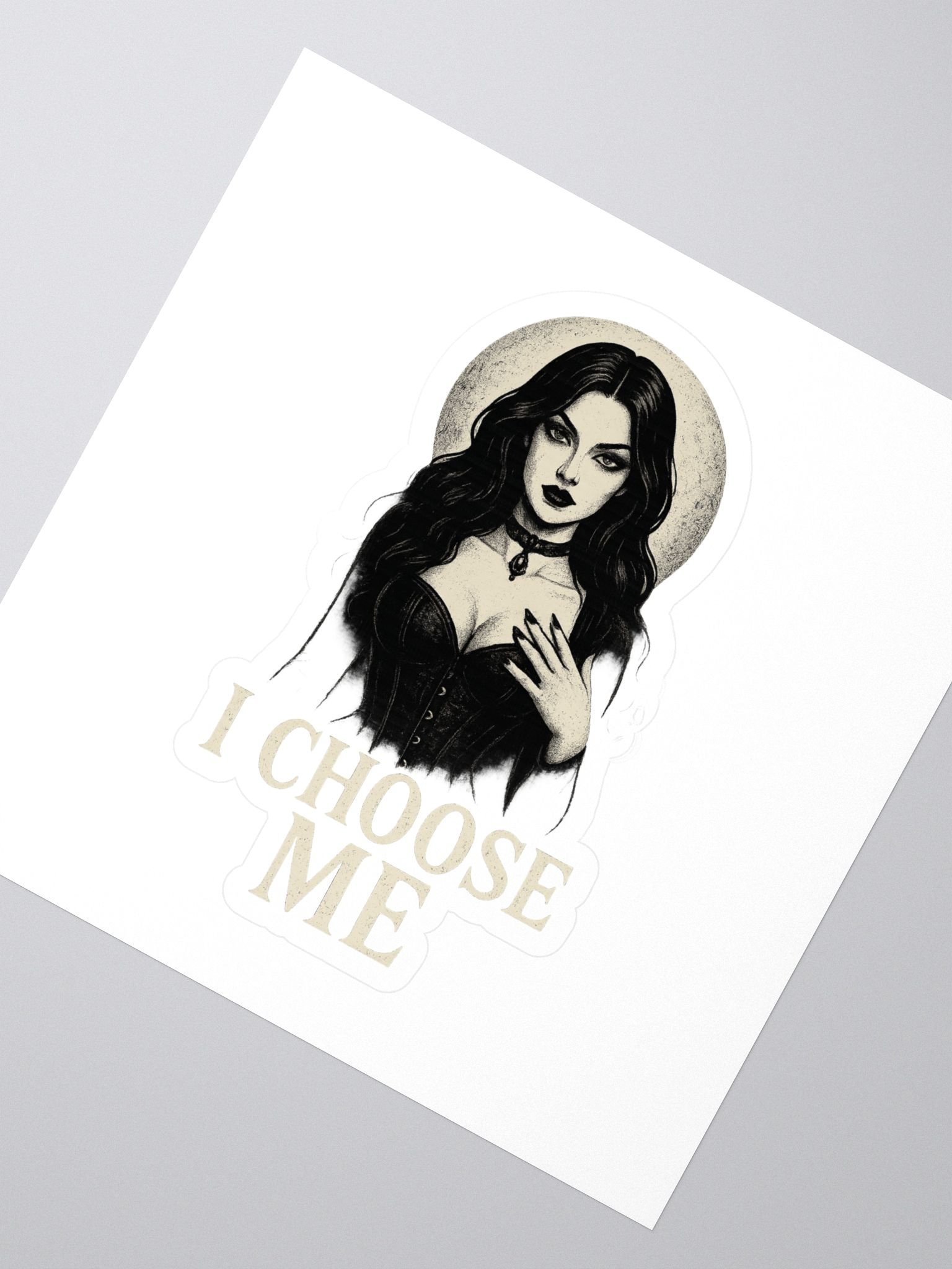 I Choose Me Empowerment Affirmation Kiss Cut Stickers product image (2)