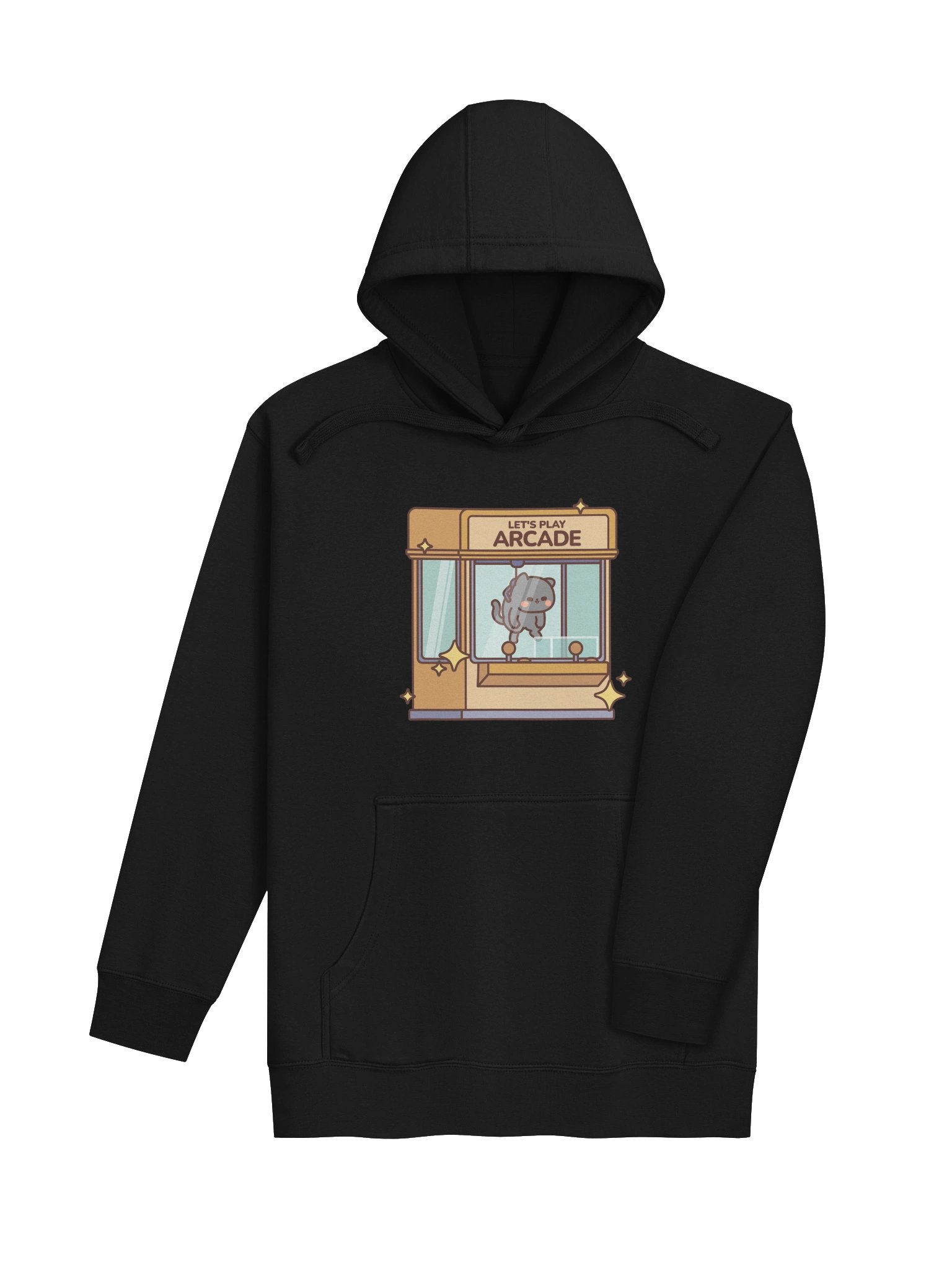 Let's Play Arcade - Black Hoodie product image (4)