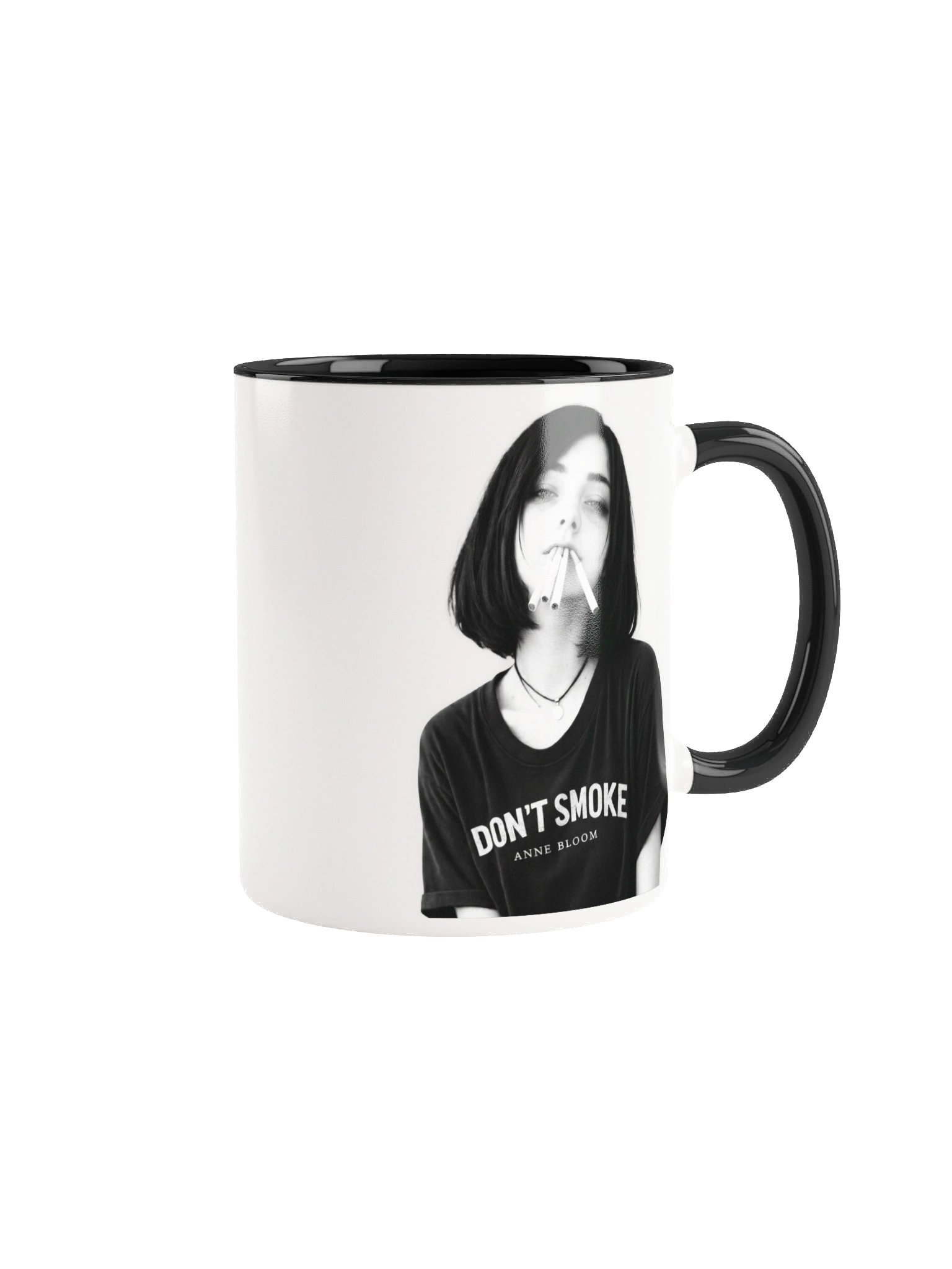 Ceramic Mug with Color Inside - DON’T SMOKE product image (3)