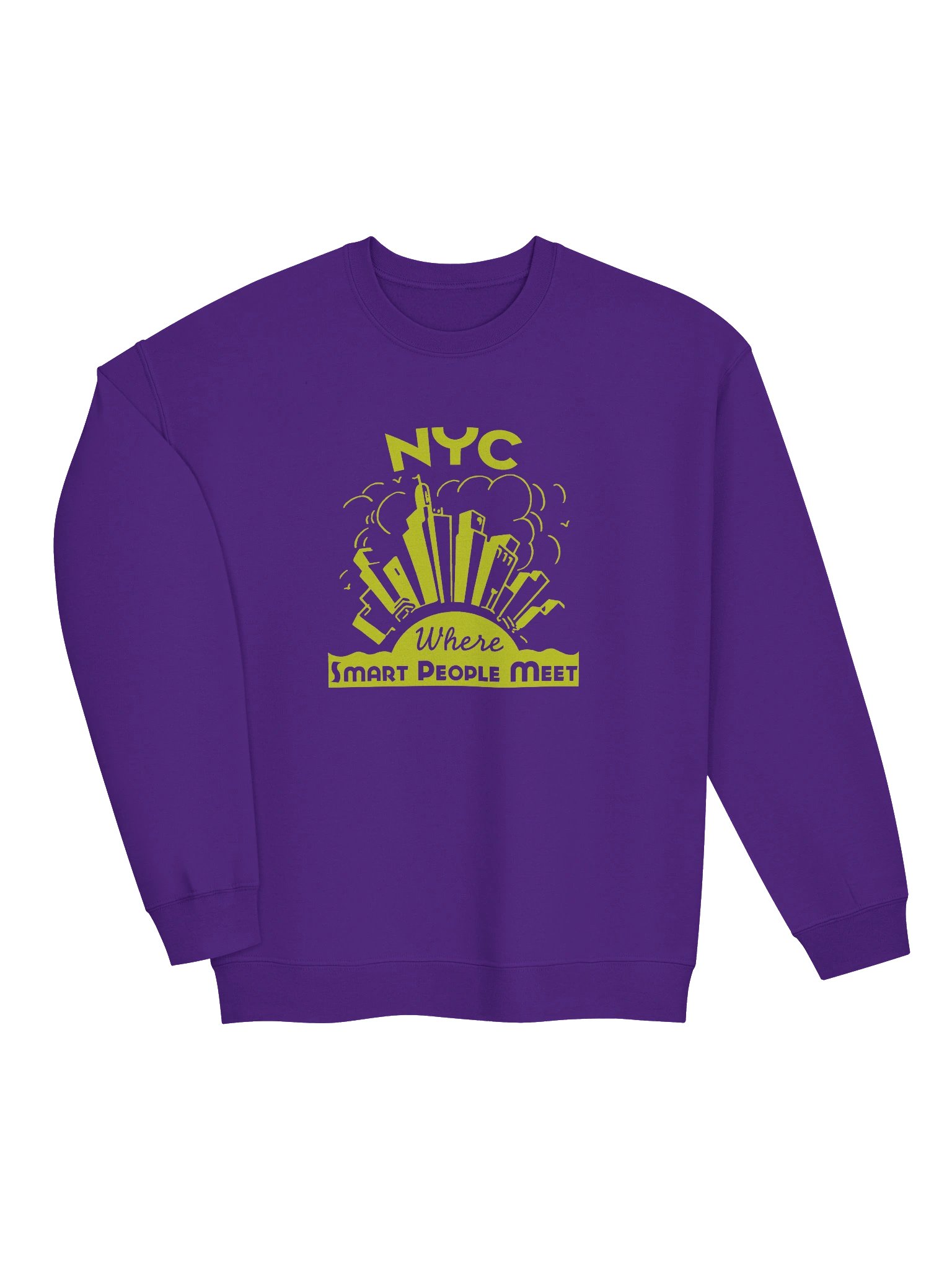 'NYC Smart' Sweatshirt — Dark product image (2)