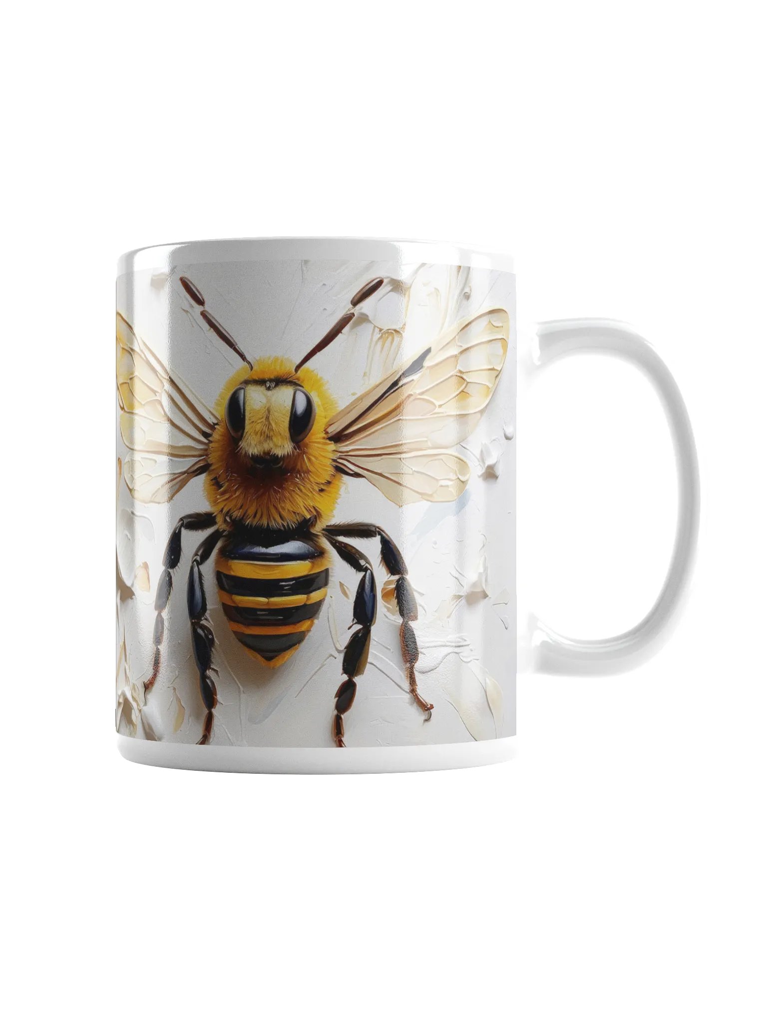 Floral Honeycomb Ceramic Mug product image (1)